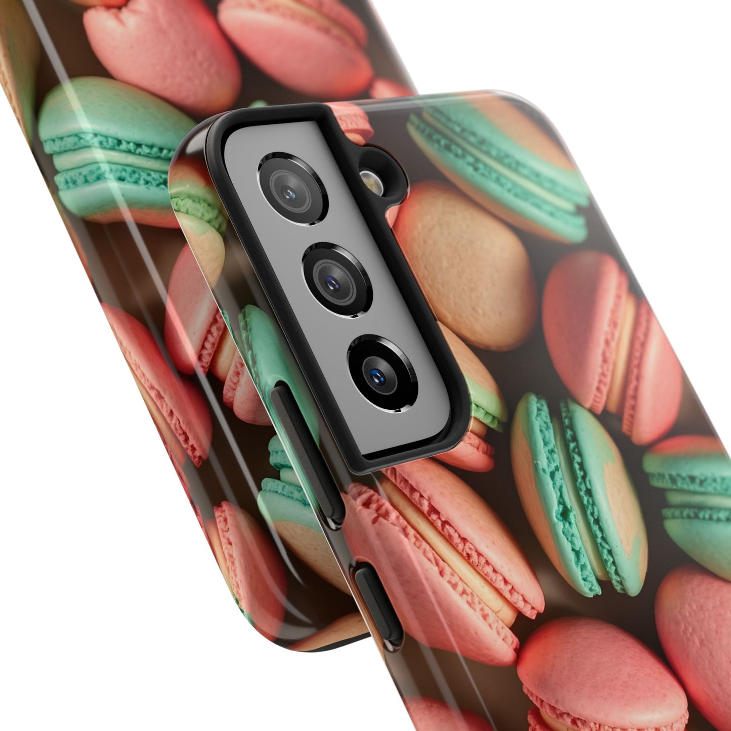 Colorful Tasty Macarons Tough Phone Case - Durable Protection with Sweet Aesthetic - for iPhone
