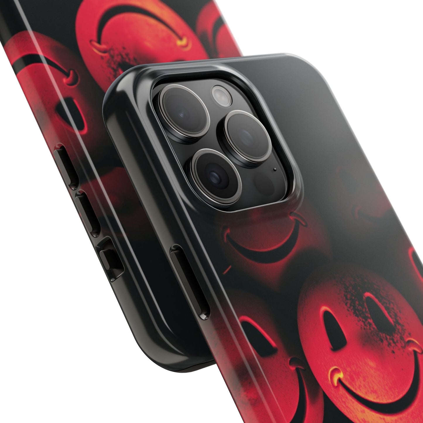 Smiley Face Tough Phone Case - Durable Protection with Fun Design