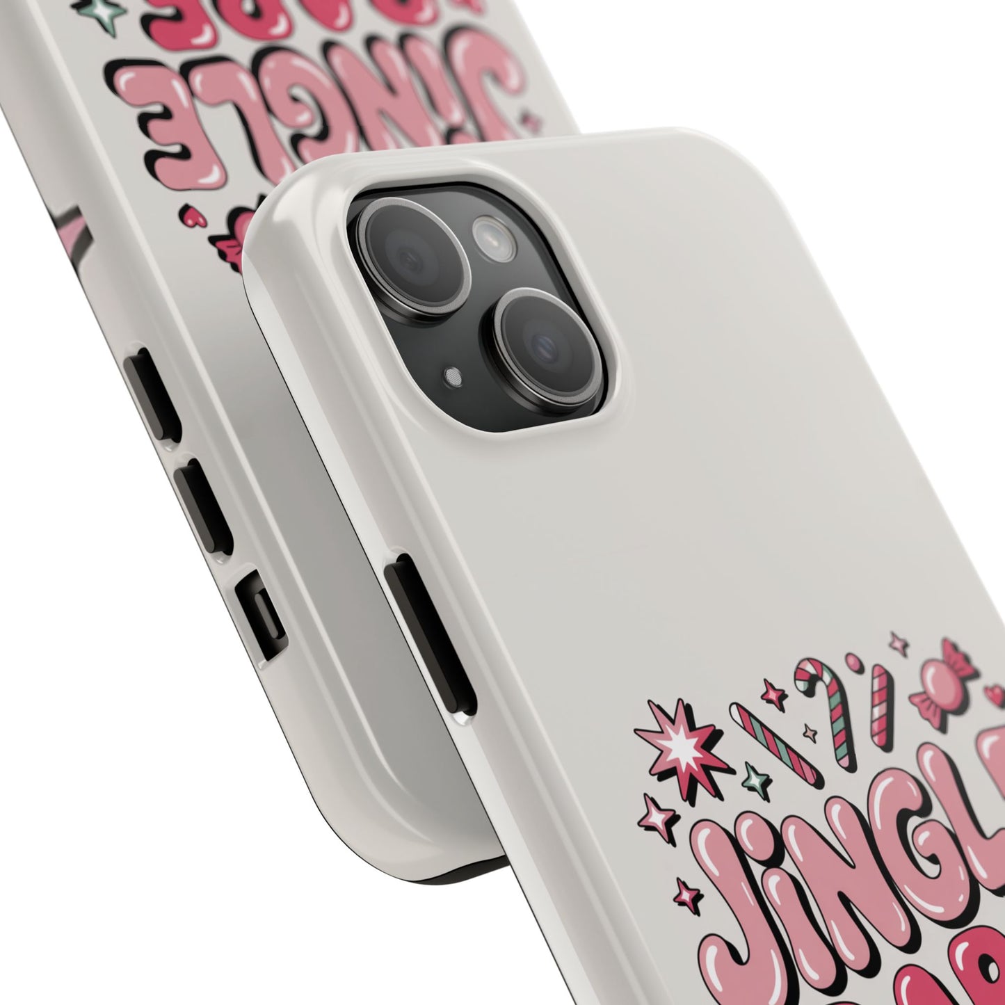 Jingle Babe Tough Phone Case - Festive Holiday Protection for Your iPhone