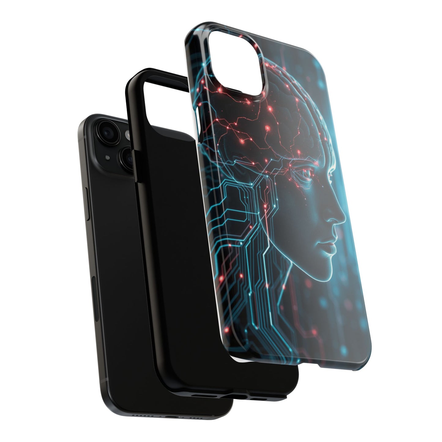 Futuristic Brain Design Tough Phone Case