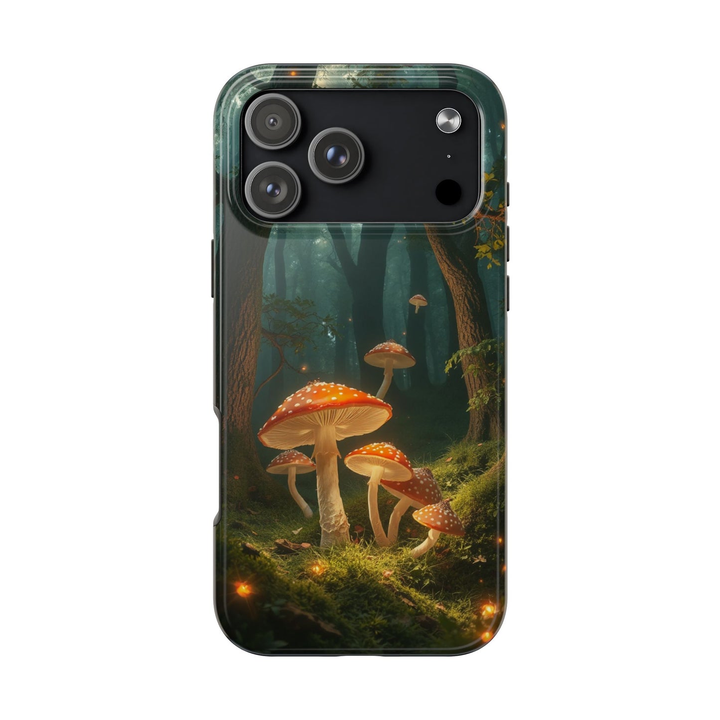 Whimsical Mushroom Tough Phone Case - Forest Fantasy Design
