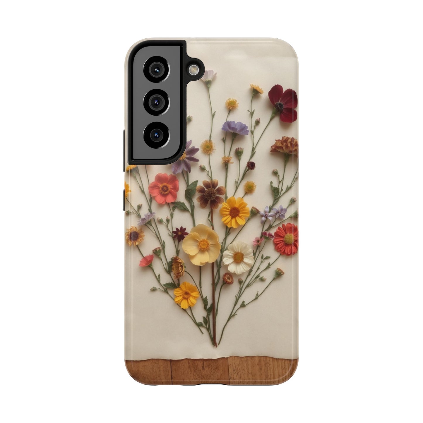 Floral Tough Phone Case - Durable Protection with Nature-Inspired Design