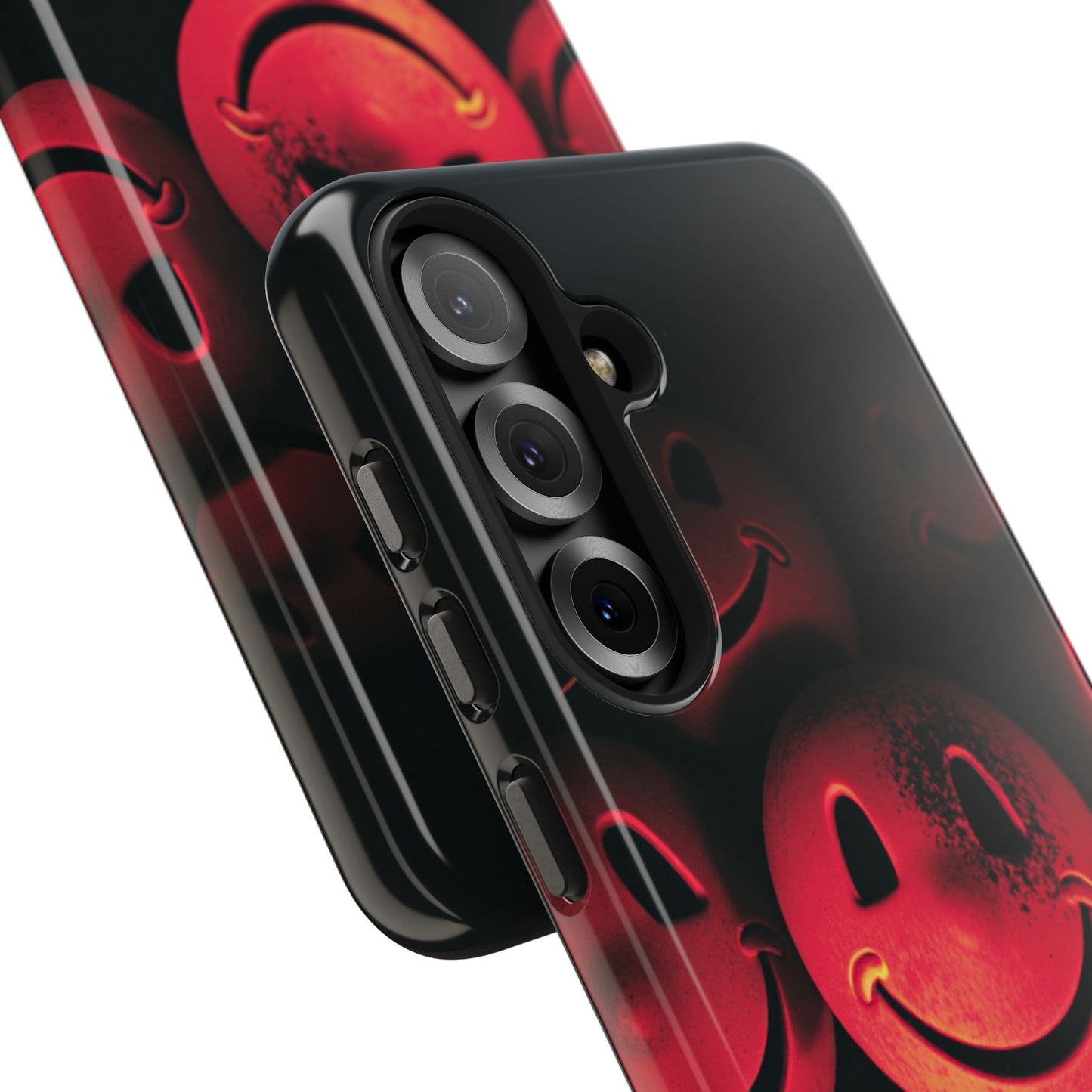 Smiley Face Tough Phone Case - Durable Protection with Fun Design