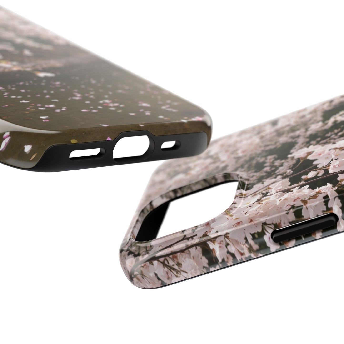 Cherry Blossom Tough Phone Cases - Durable Protection with Floral Serenity