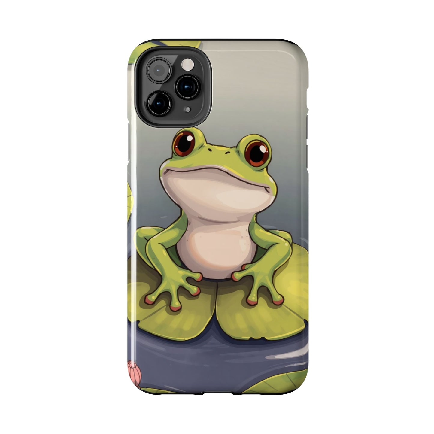 Cute Frog Tough Phone Case - Durable Protection with Nature Vibe