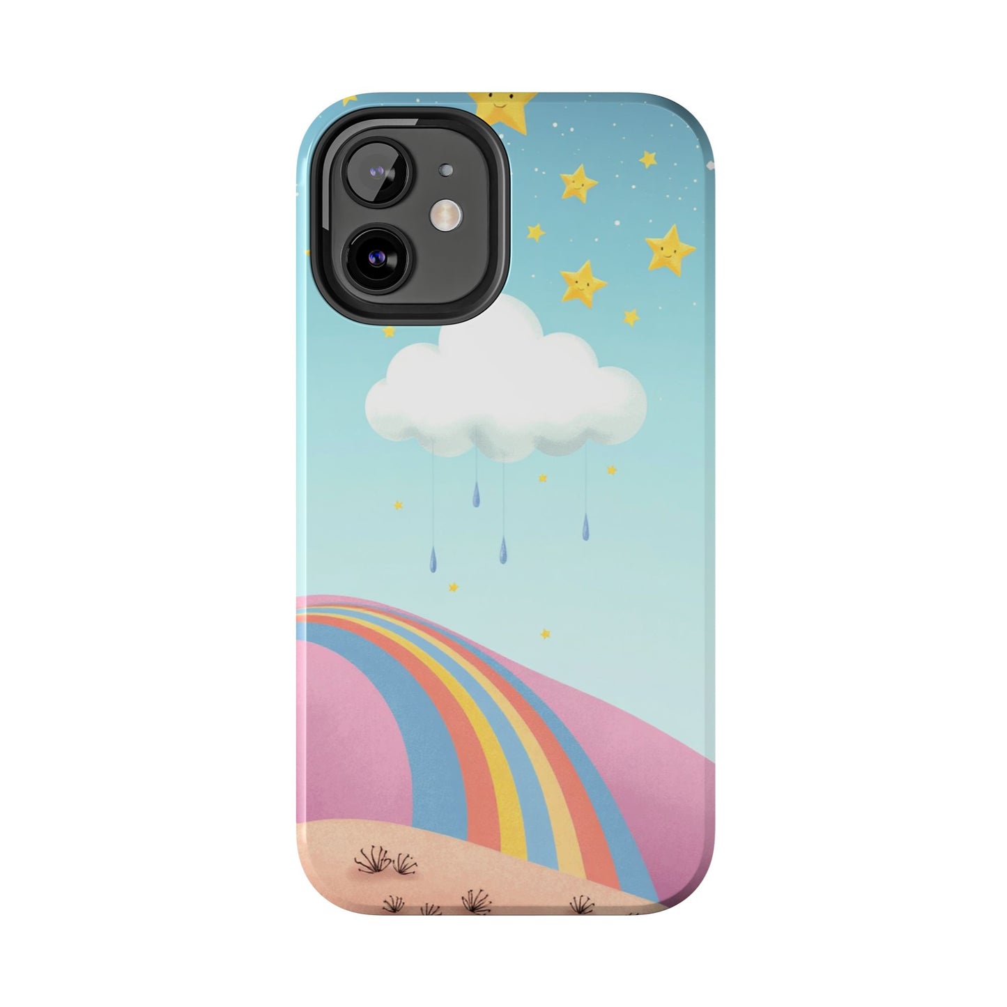 Colorful Rainbow Phone Case - Durable Tough Design for Adventurers