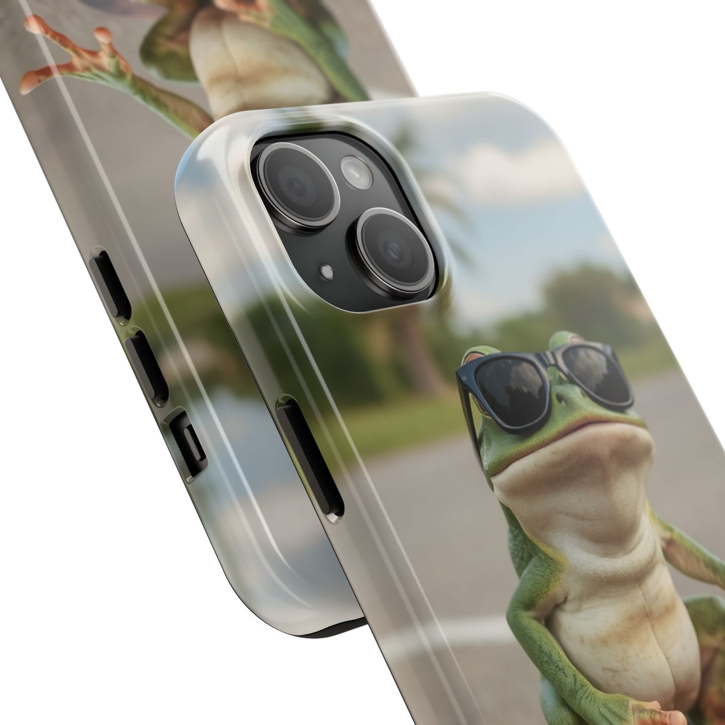 Cool Frog Skateboard Phone Case - Tough and Stylish Protection