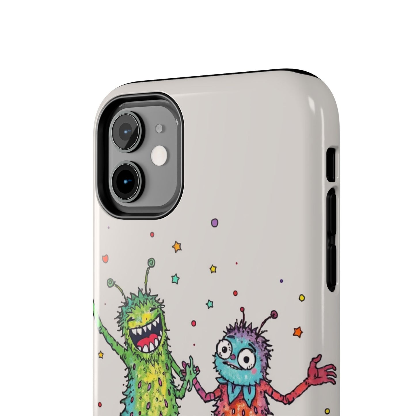 Colorful Monster Tough Phone Case - Fun and Playful Design
