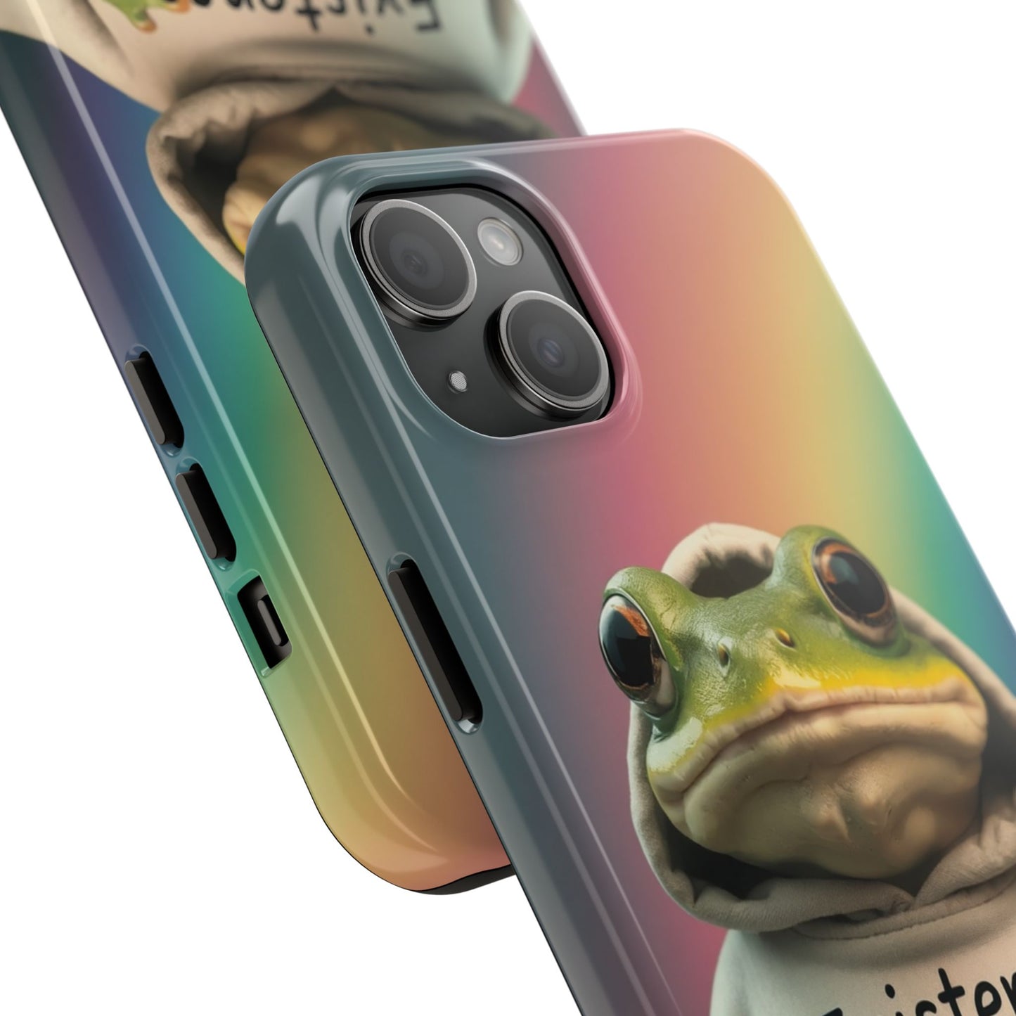 Existence is Pain Frog Phone Case - Tough & Stylish