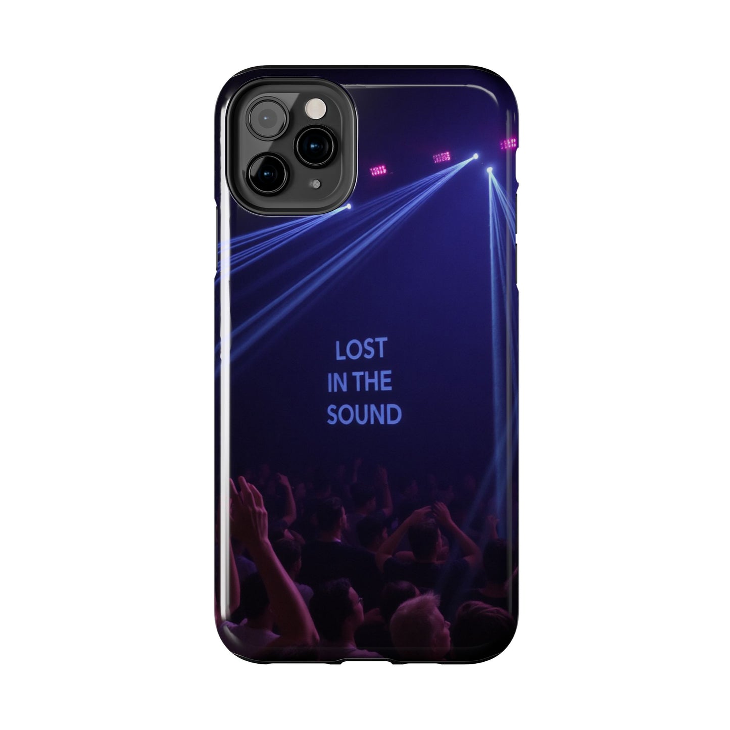 Vibrant Tough Phone Case - 'Lost in the Sound' Design for Music Lovers