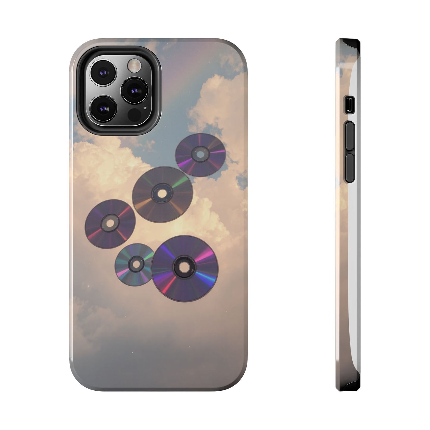 Vibrant Cloud CD Tough Phone Case - Durable and Stylish