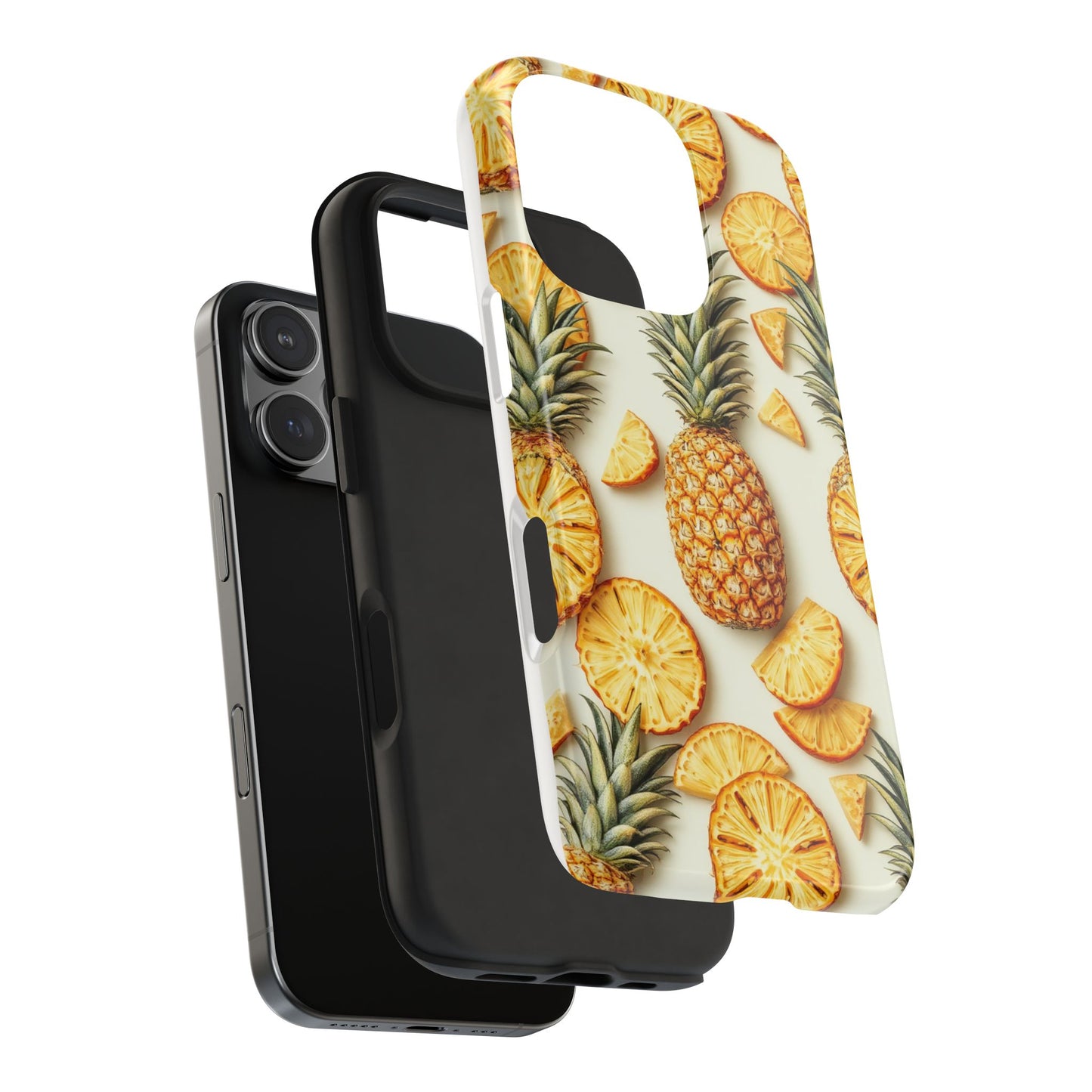 Tropical Pineapple Phone Case - Tough Phone Protector for Summer Vibes