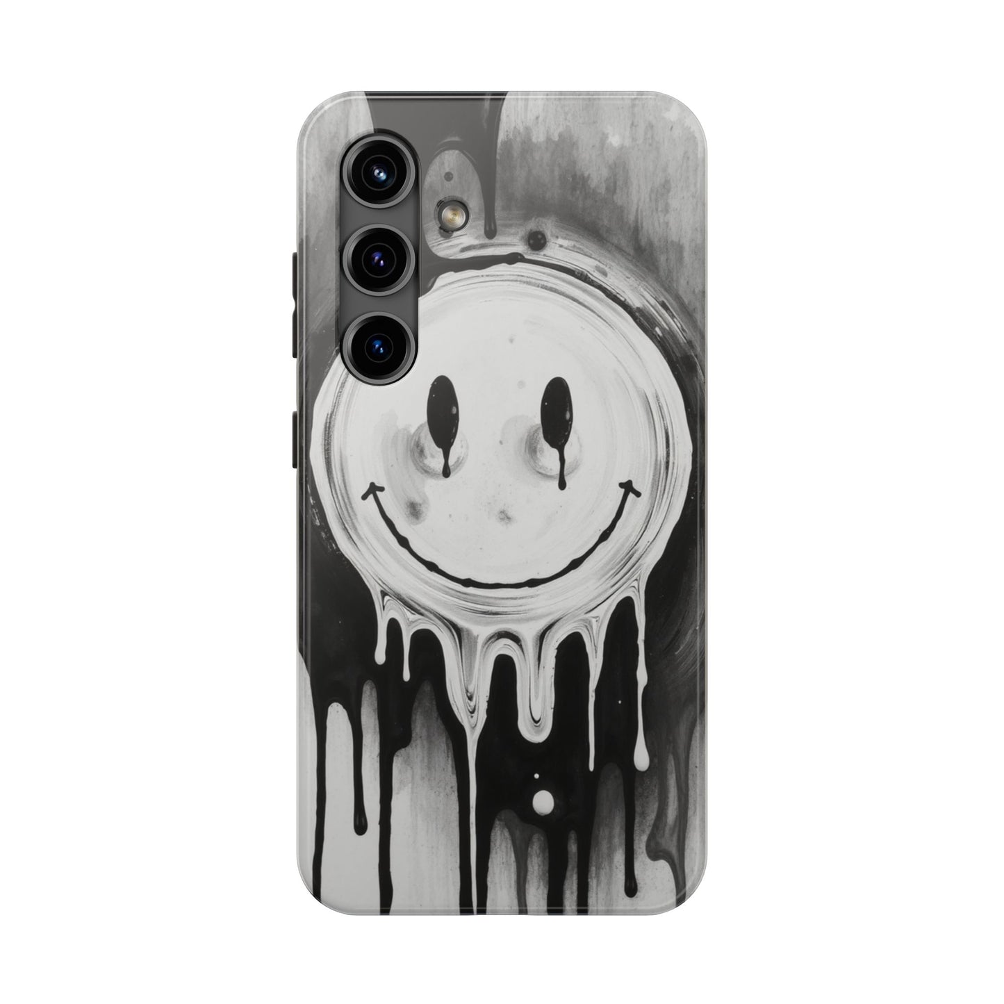Dripping Smiley Tough Phone Case - Stylish & Durable Protection