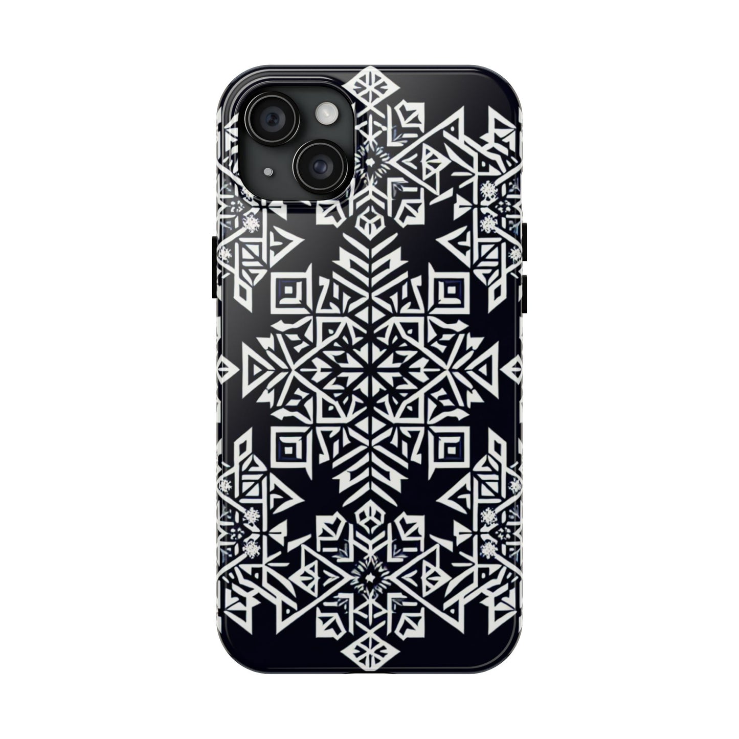 Winter Wonderland Tough Phone Case - Digital Snowflake - for iPhone