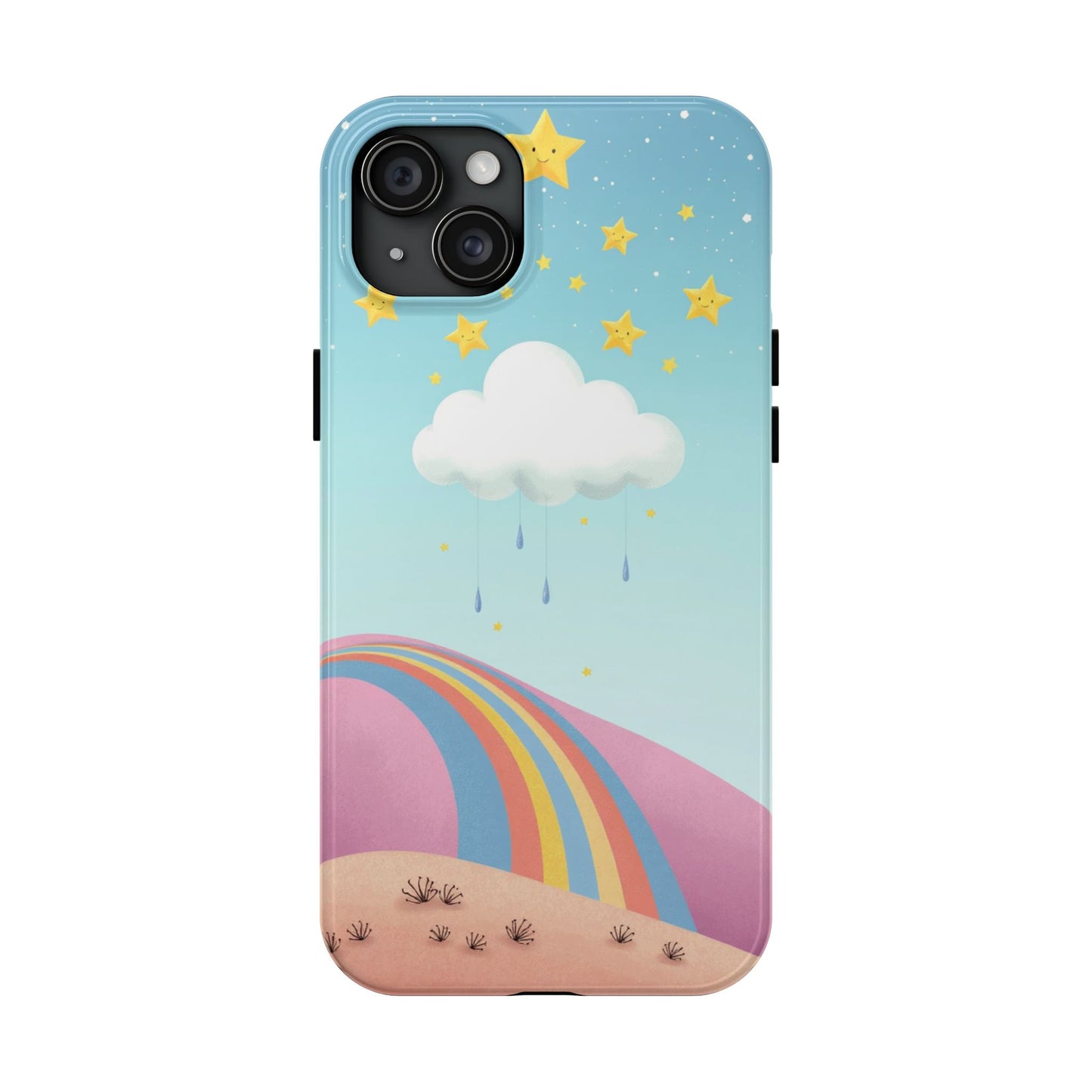 Colorful Rainbow Phone Case - Durable Tough Design for Adventurers