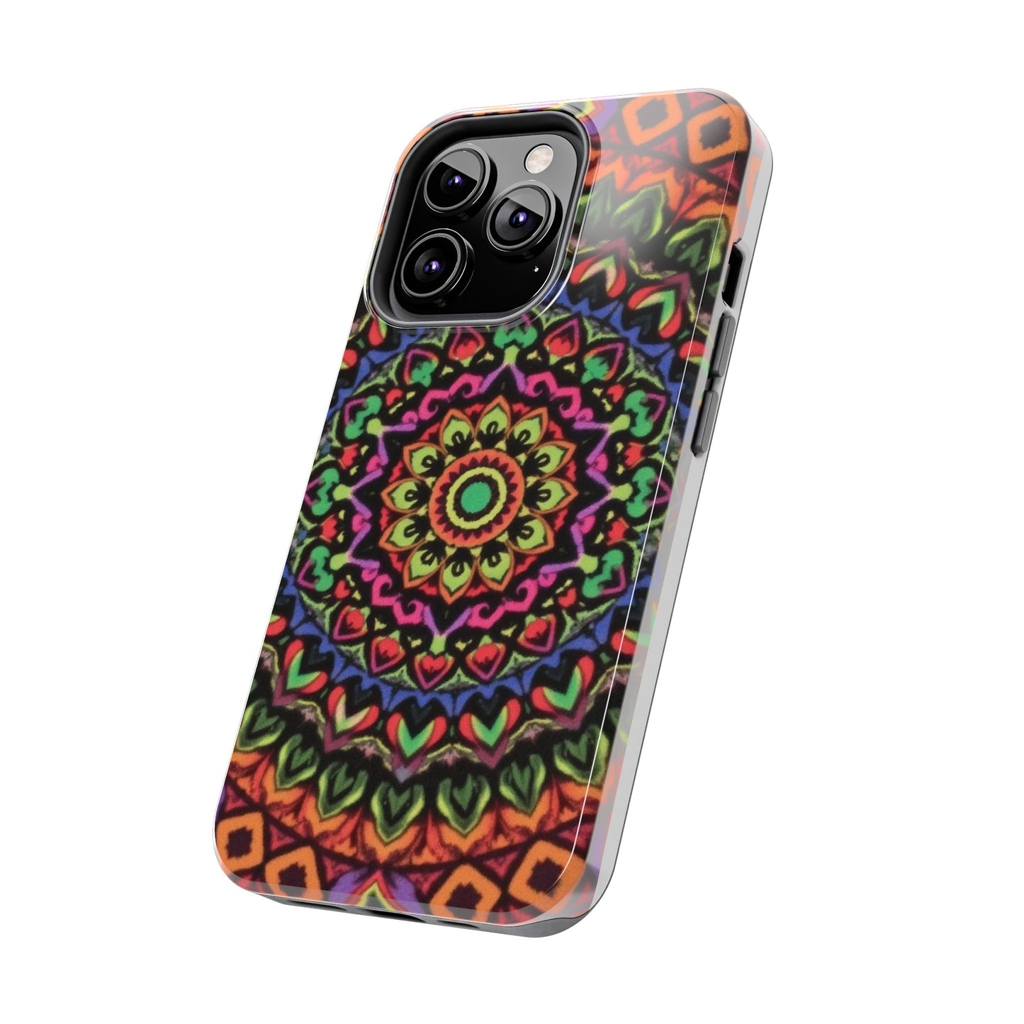 Colorful Mandala Tough Phone Case - Vibrant Designs for Trendy Protection - for iPhone