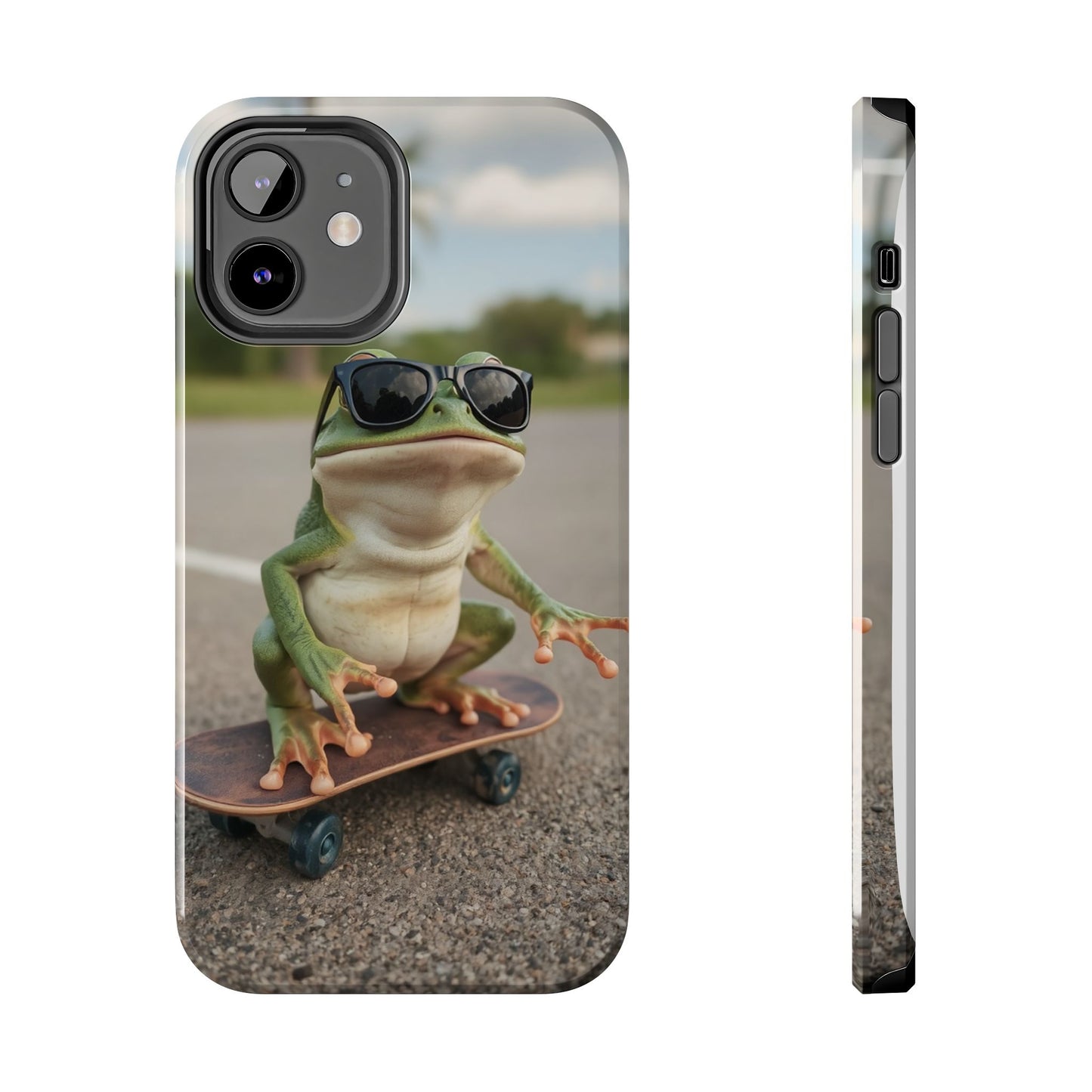 Cool Frog Skateboard Phone Case - Tough and Stylish Protection