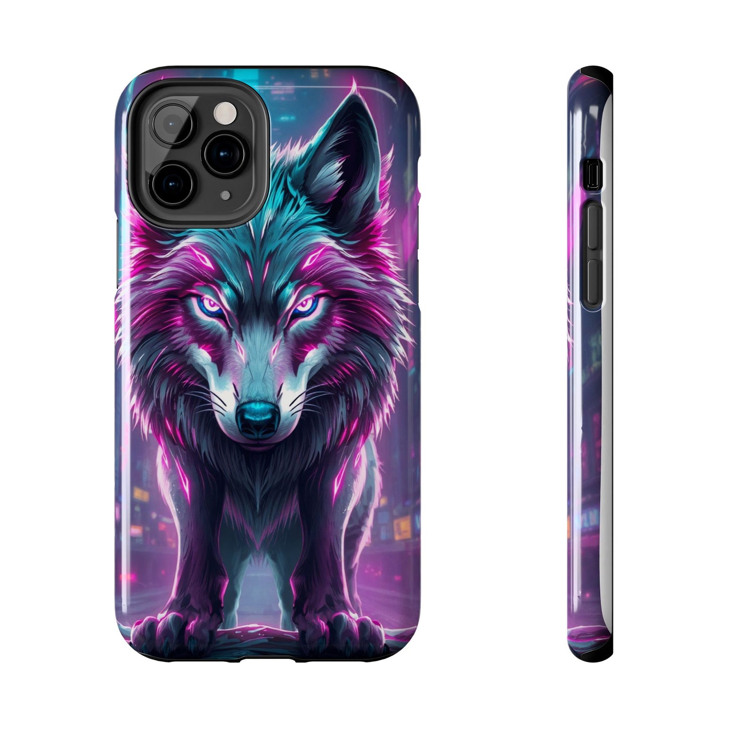 Fierce Wolf Phone Case - Tough & Vibrant Design for Animal Lovers