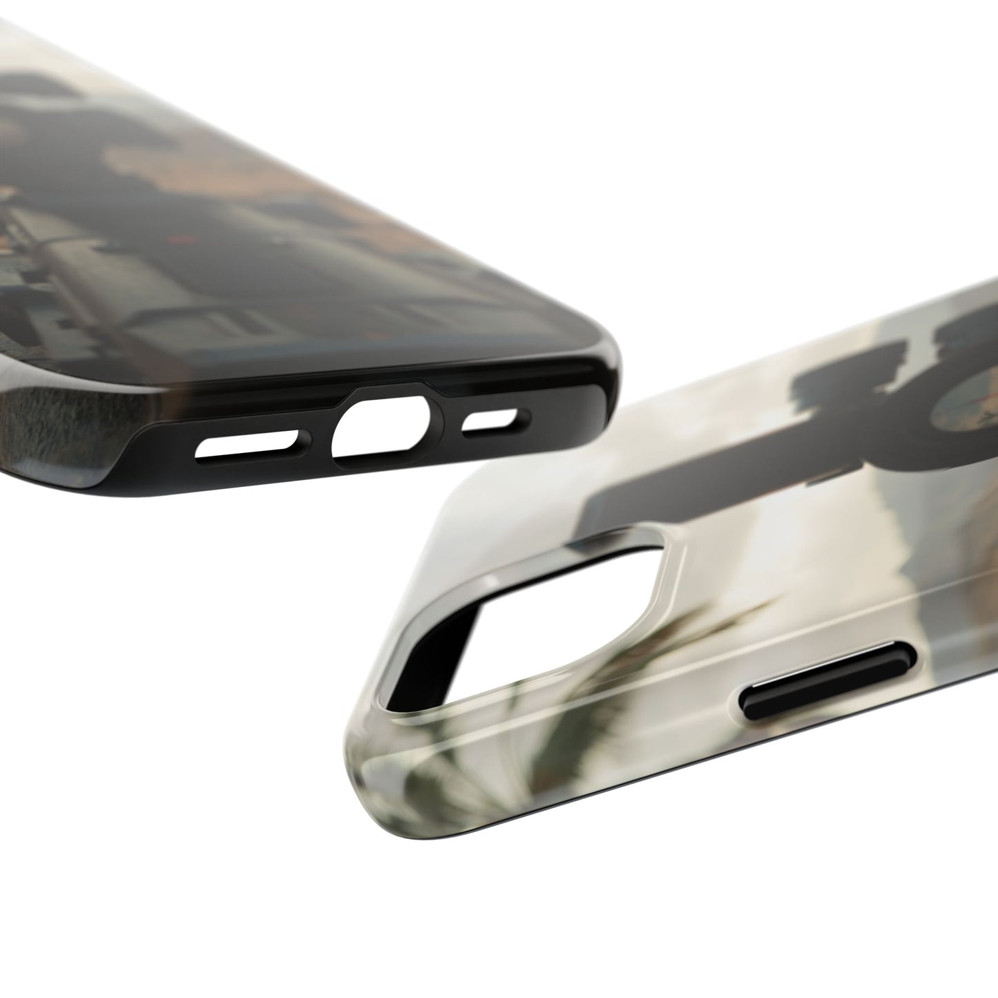 Tough Phone Case with Sniper Scope Design - Durable & Stylish Protection for Outdoors Enthusiasts