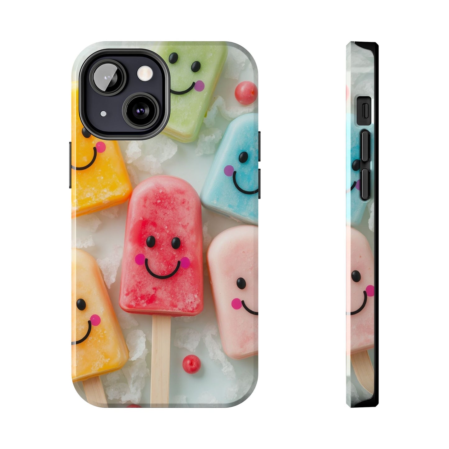 Cute Smile Popsicle Tough Phone Case - Fun Protection for Your Device