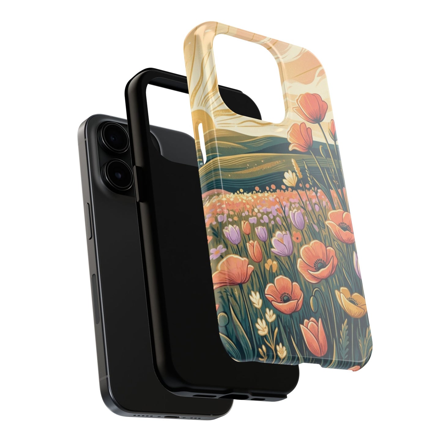 Floral Sunrise iPhone Case — Land of Flowers Design