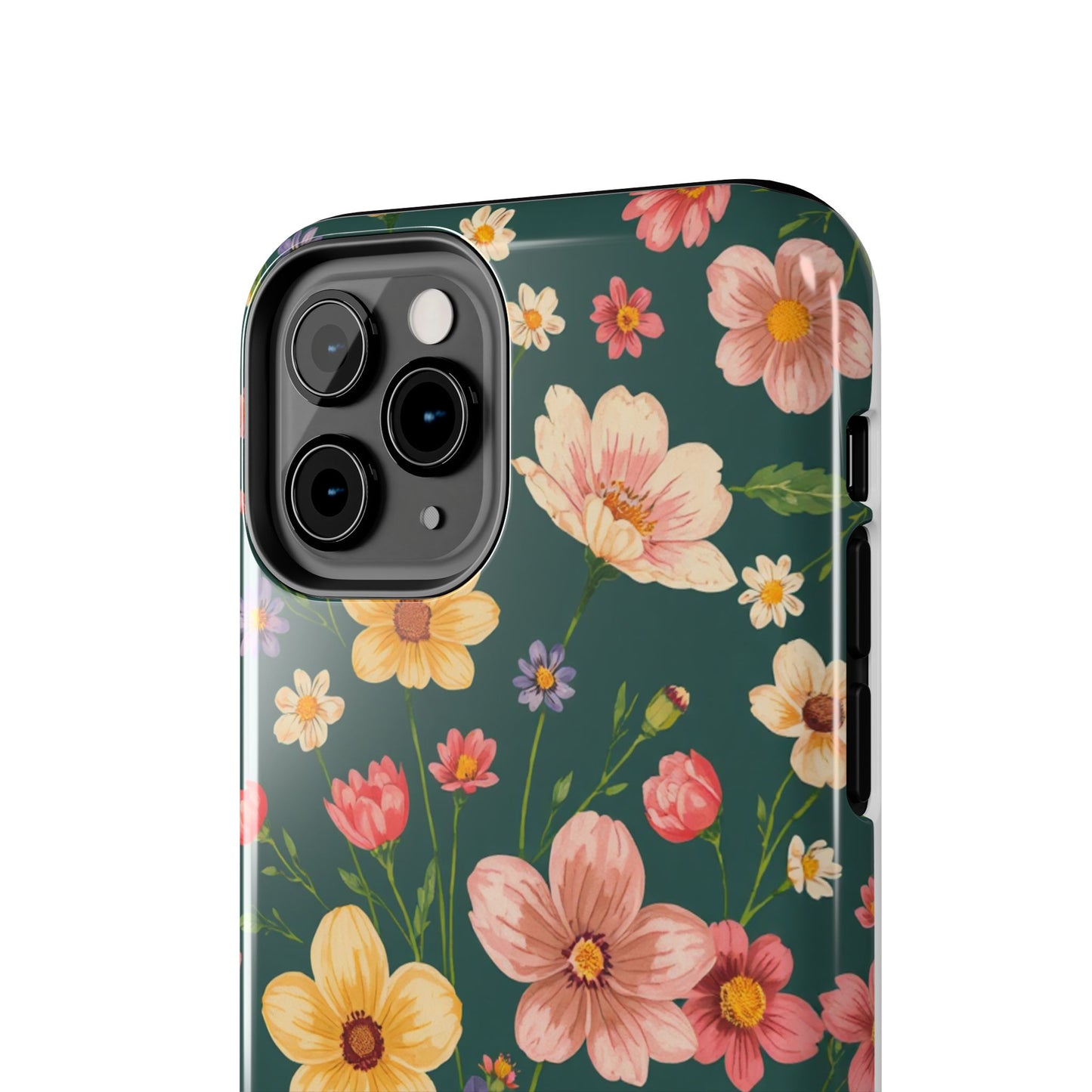 Vintage Spring Flowers Tough Phone Case - Durable Protection for iPhone