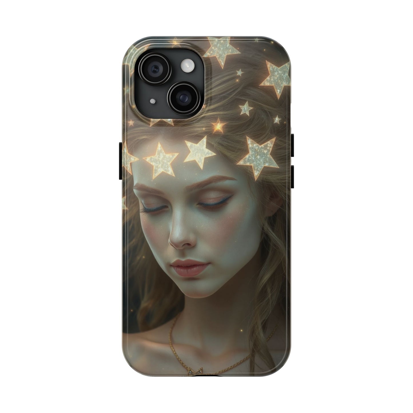 Celestial Dream Tough Phone Case - Artistic Starry Design for Style Enthusiasts