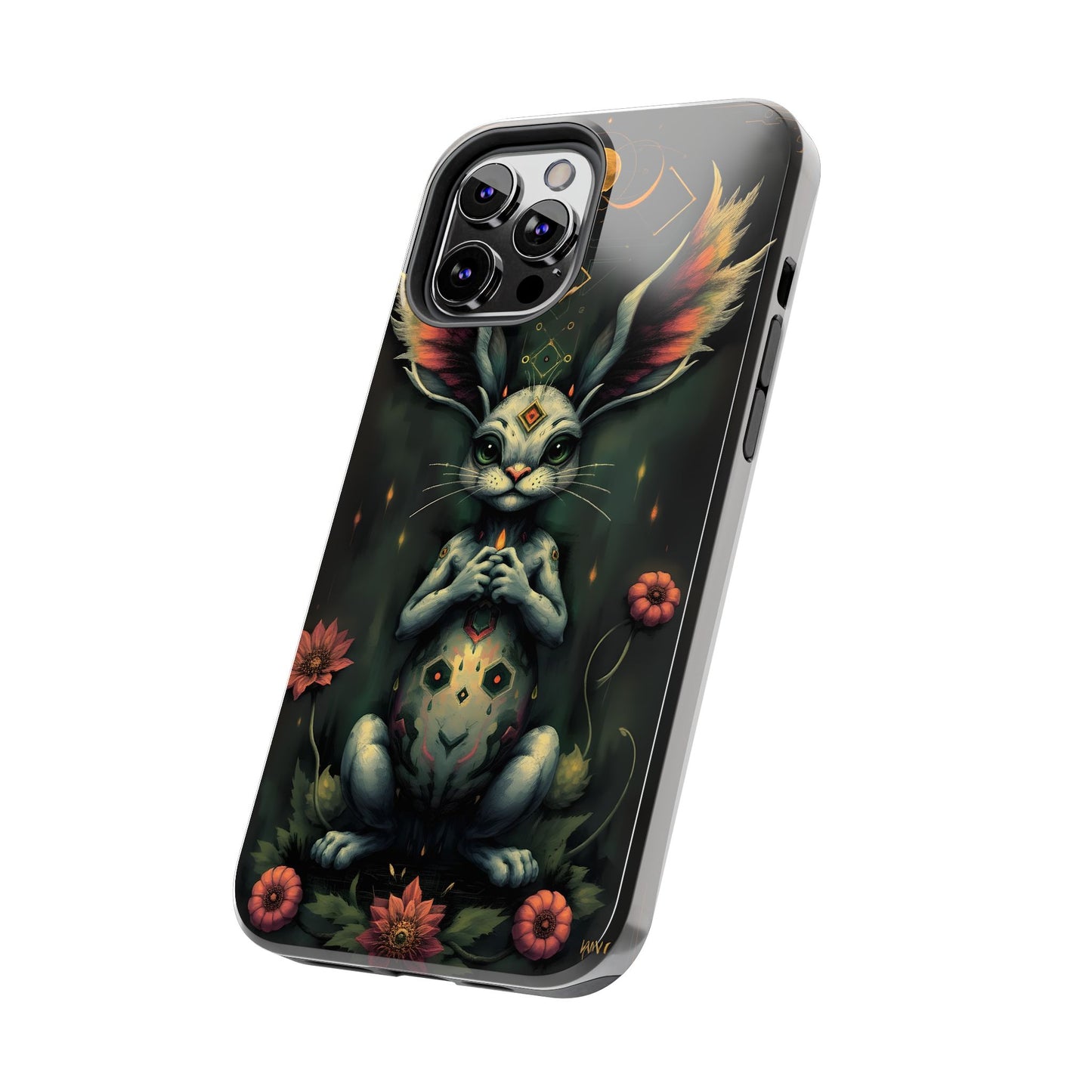 Artistic Rabbit Phone Cases - Unique and Durable Design of Mystical Bunny - for iPhone