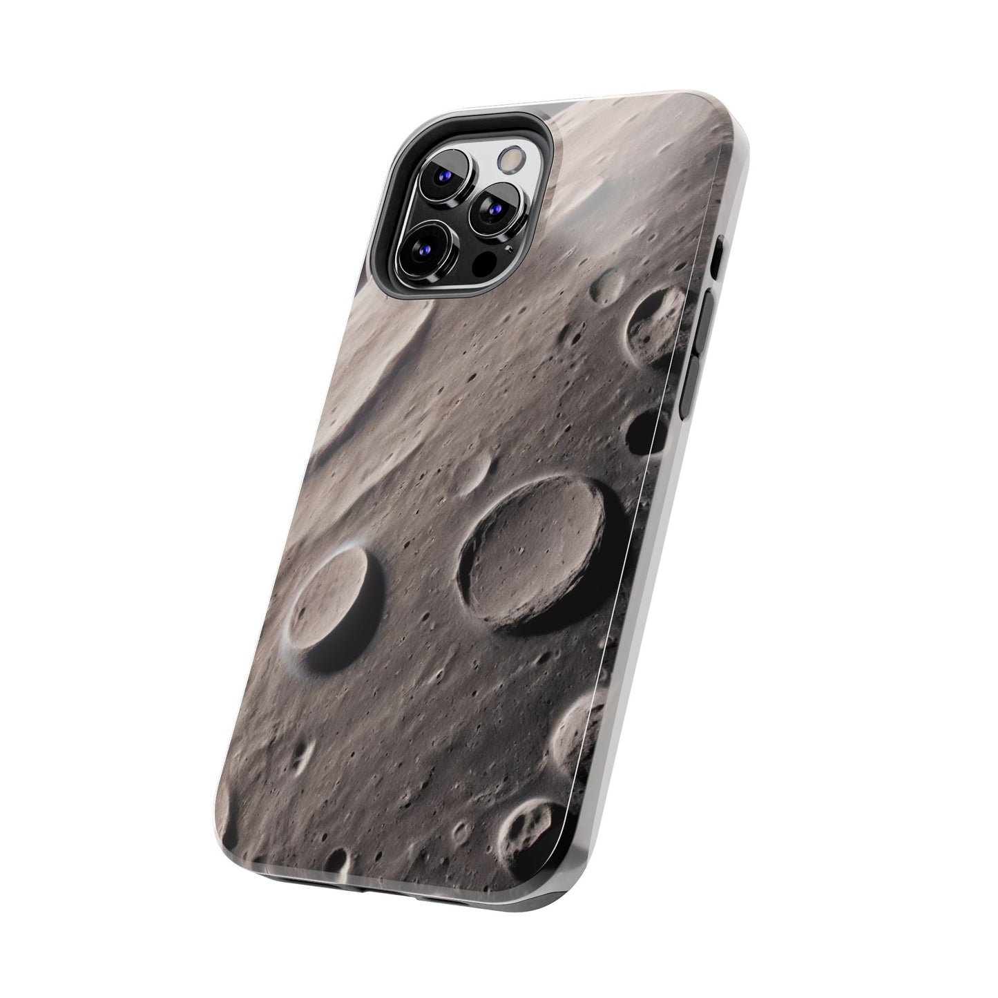 Celestial Moon Surface Tough Phone Case | Durable Space-Themed Design - for iPhone