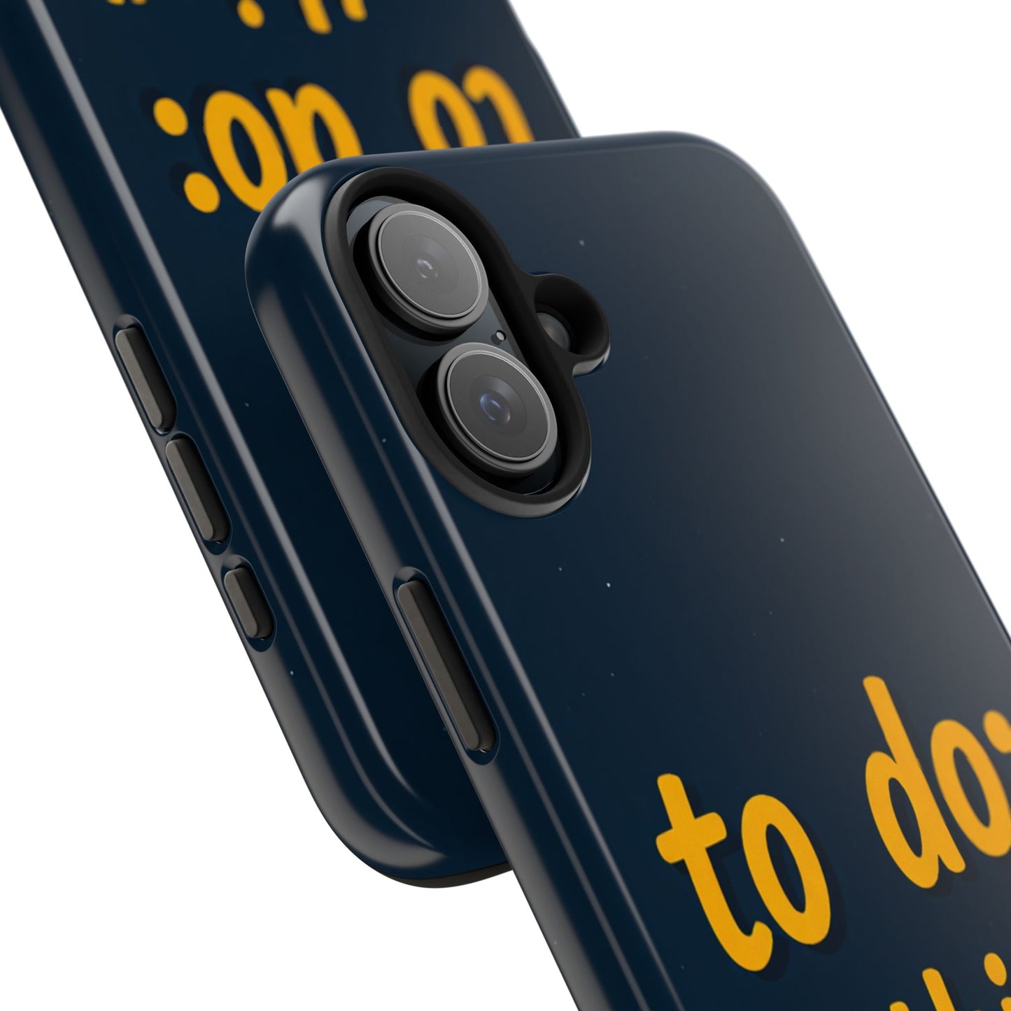 Funny Tough Phone Case - To Do: Nothing | Unique Gift for College Students, Lazy Days, Relaxation Motivation, Minimalist Phone Cover