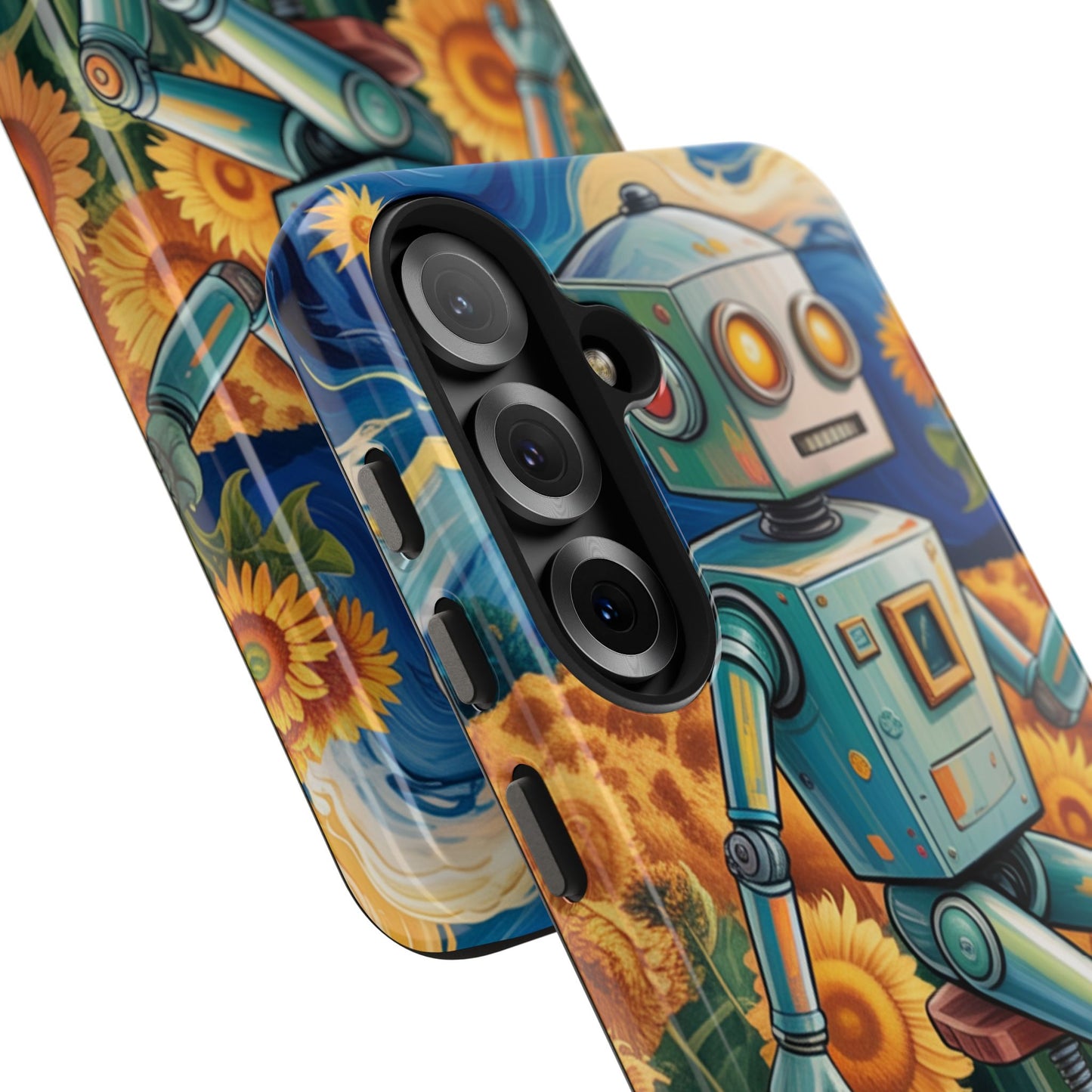 Robot Cycle Tough Phone Case - Durable & Unique Design