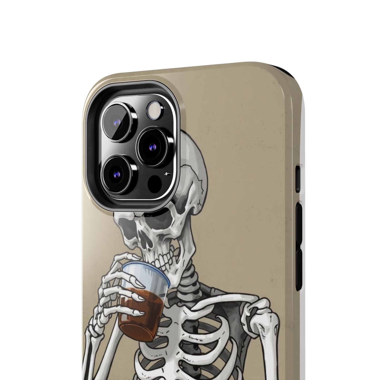 Funny Skeleton Phone Case - 'Same Soul, Different Day' Tough Cover
