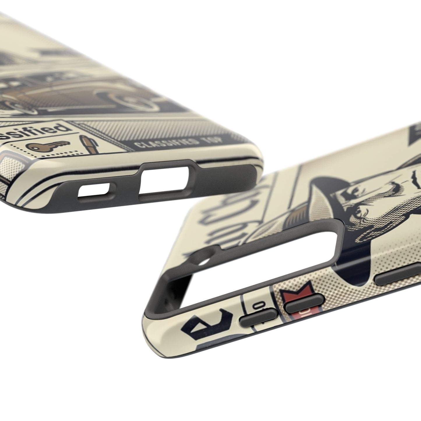 Old Newspaper Tough Phone Case
