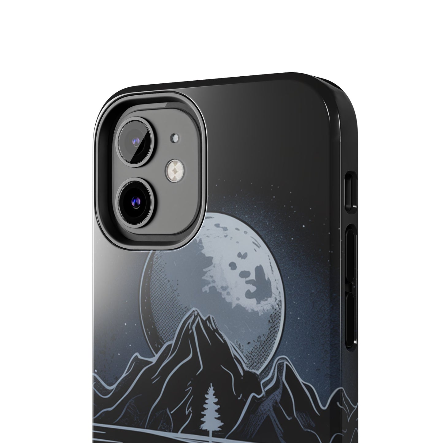 Moonlit Mountain Tough Phone Case Dark Fantasy