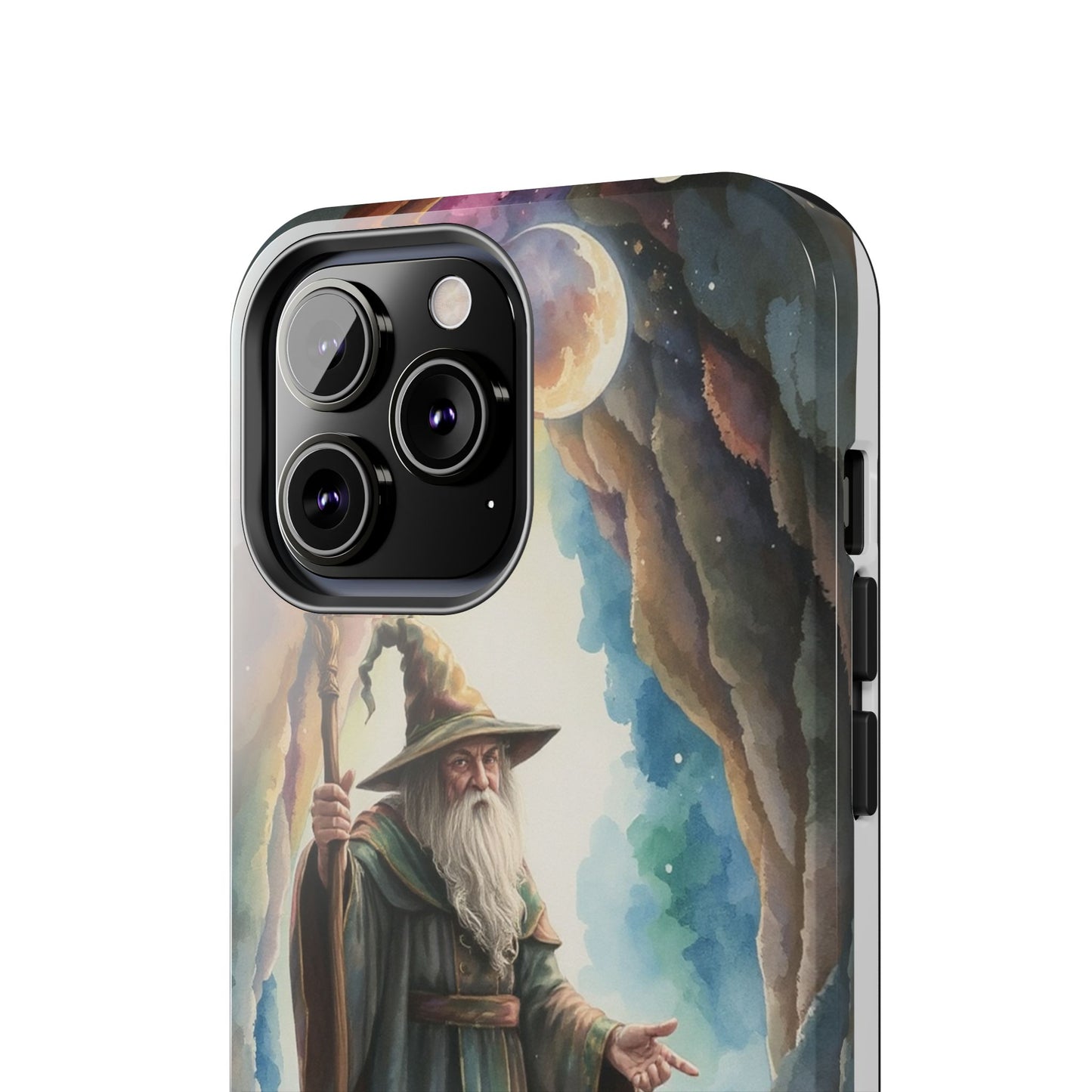 Magical Wizard Phone Case - Tough, Durable Phone Cover for Fantasy Lovers, Geek Gift, Unique Design, Celestial Phone Accessory