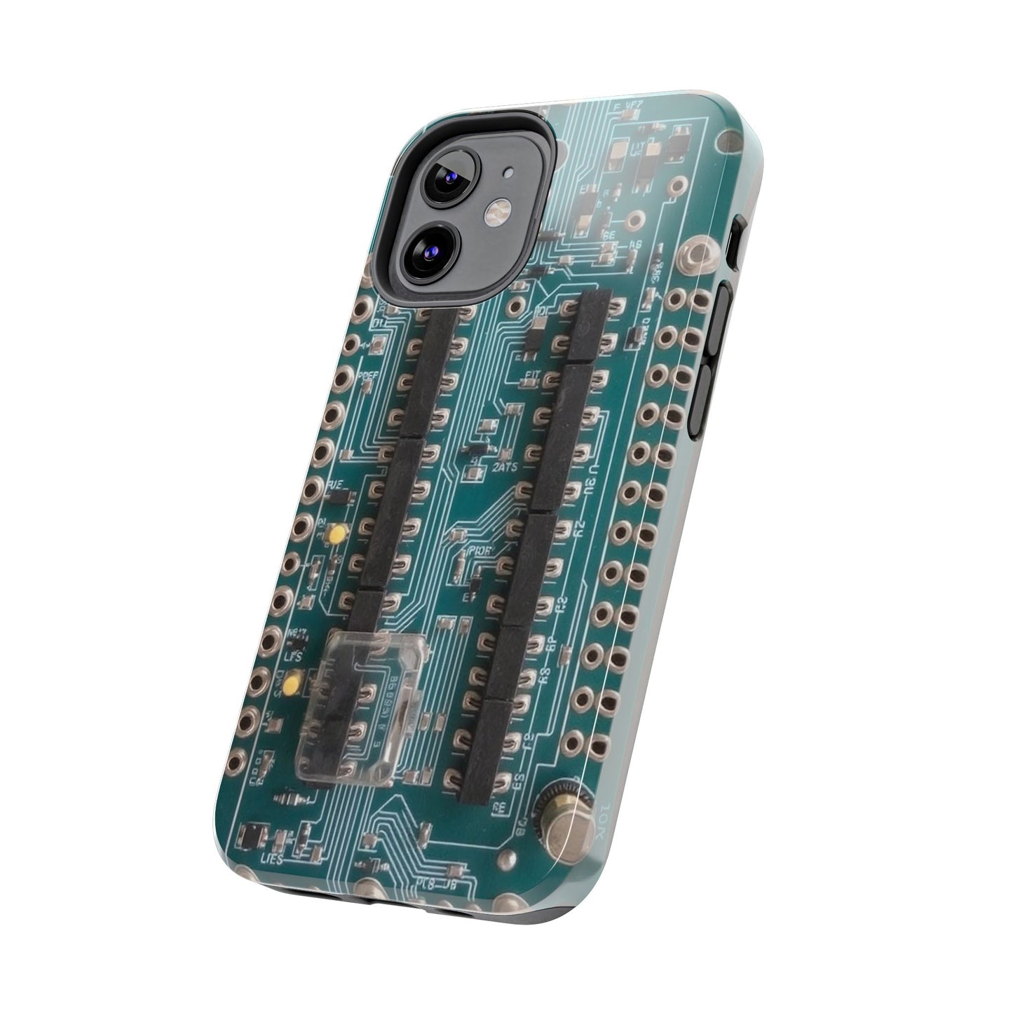 Old Circuits Design Tough Phone Case - for iPhone