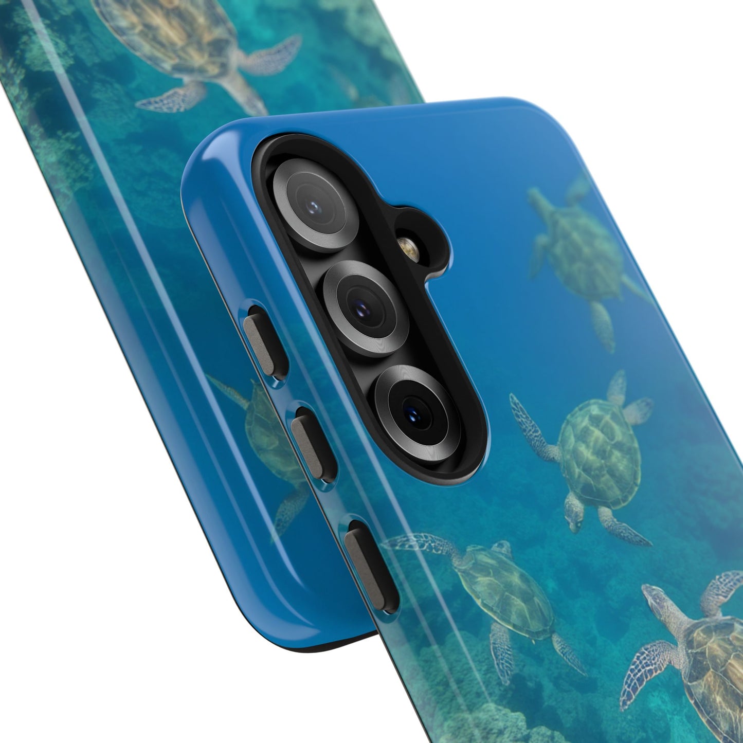 Ocean Turtle Tough Phone Cases - Durable Protection with Marine Art