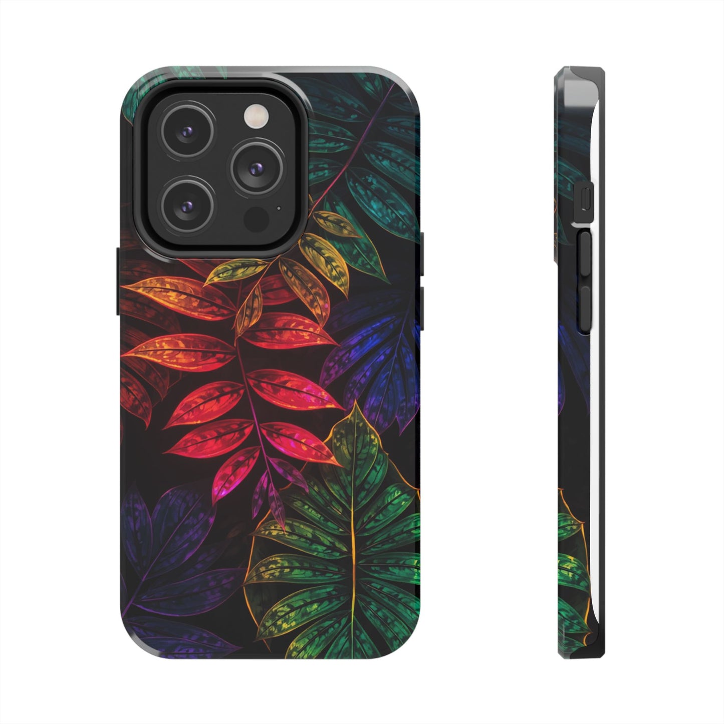 Vibrant Tropical Leaf Tough Phone Case