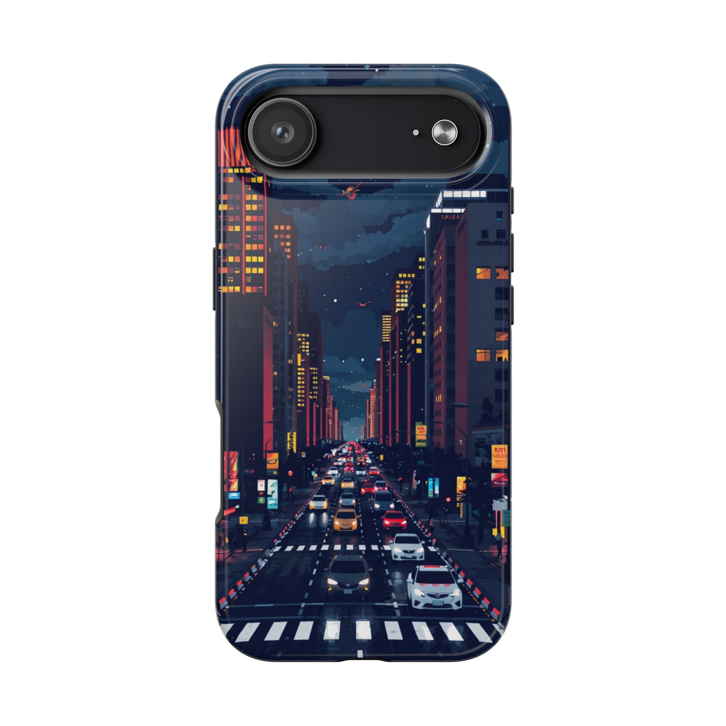Urban Nightlife Tough Phone Case - Durable & Stylish Protection