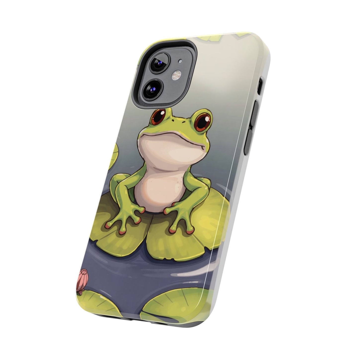 Cute Frog Tough Phone Case - Durable Protection with Nature Vibe