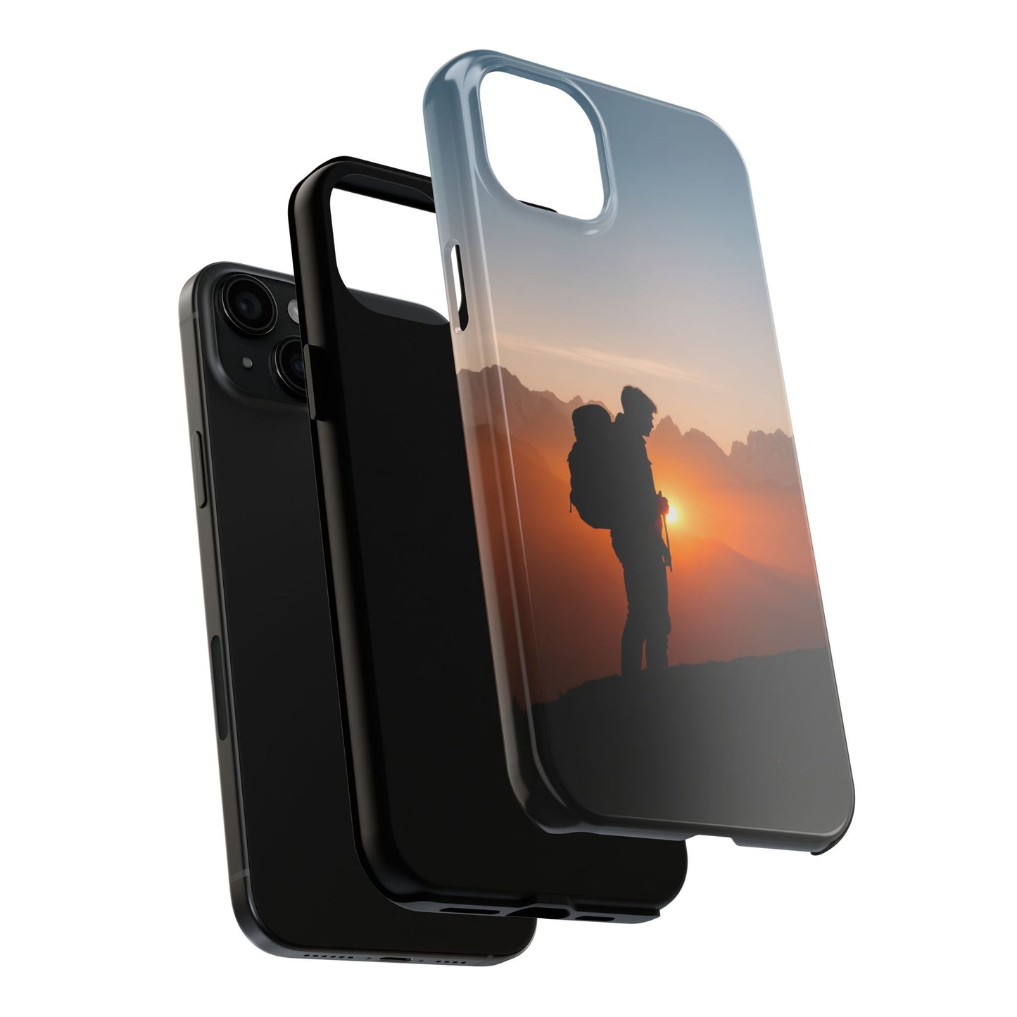 Explorer Adventure Sunset Mountain iPhone Case