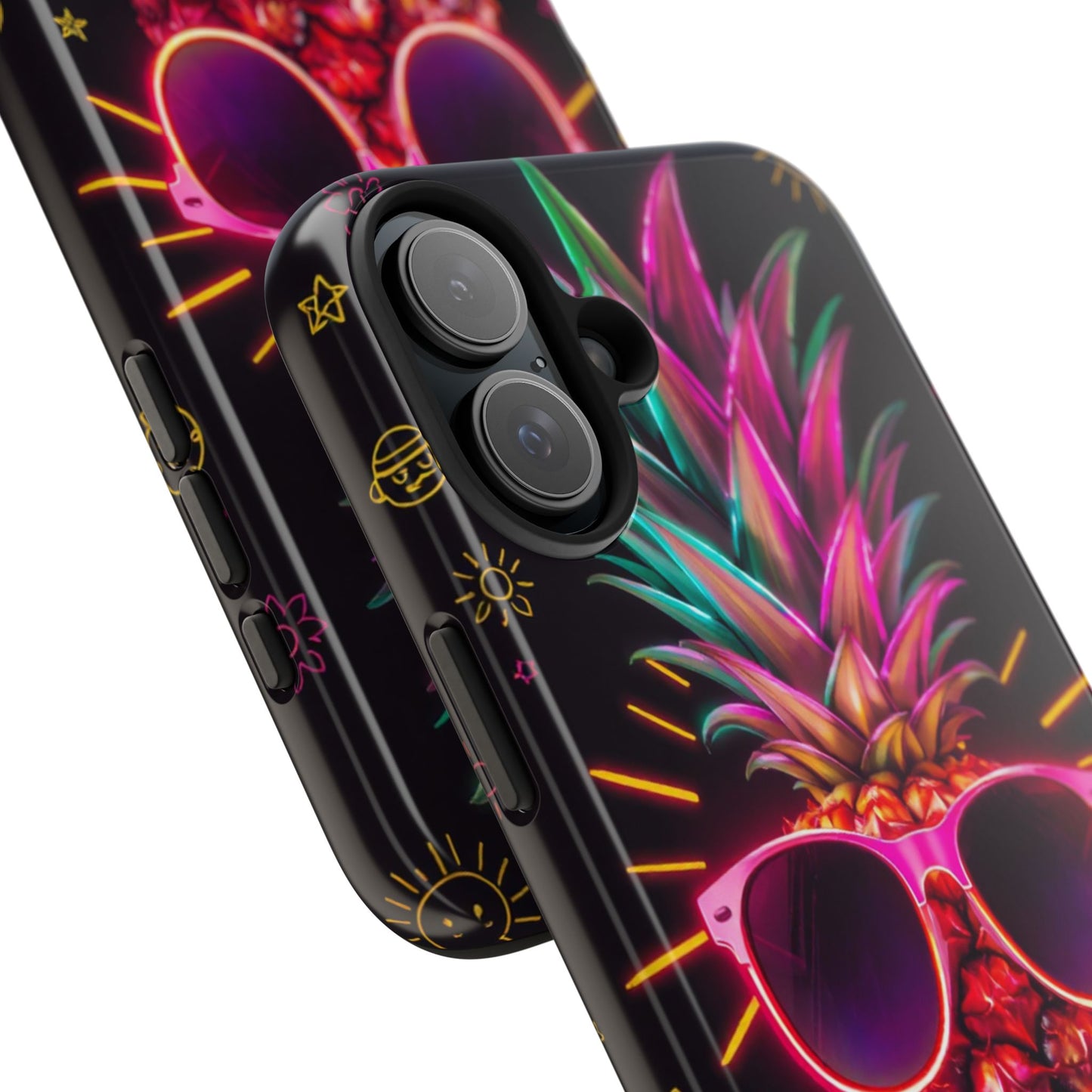 Tough Pineapple Phone Case - Cool, Vibrant Design Perfect for Summer Vibes