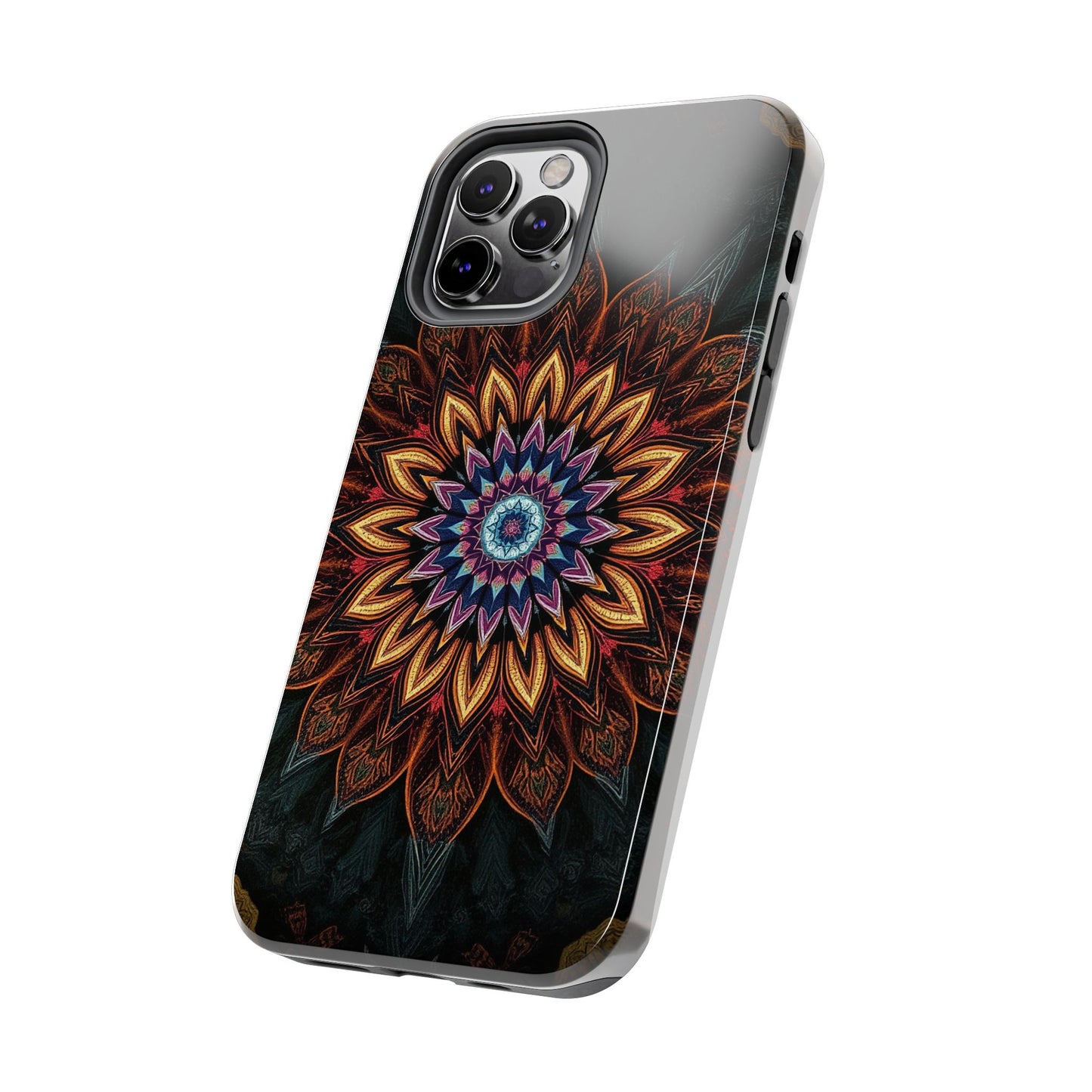 Mystic Mandala Tough Phone Case - Durable Protection with Artistic Design - for iPhone
