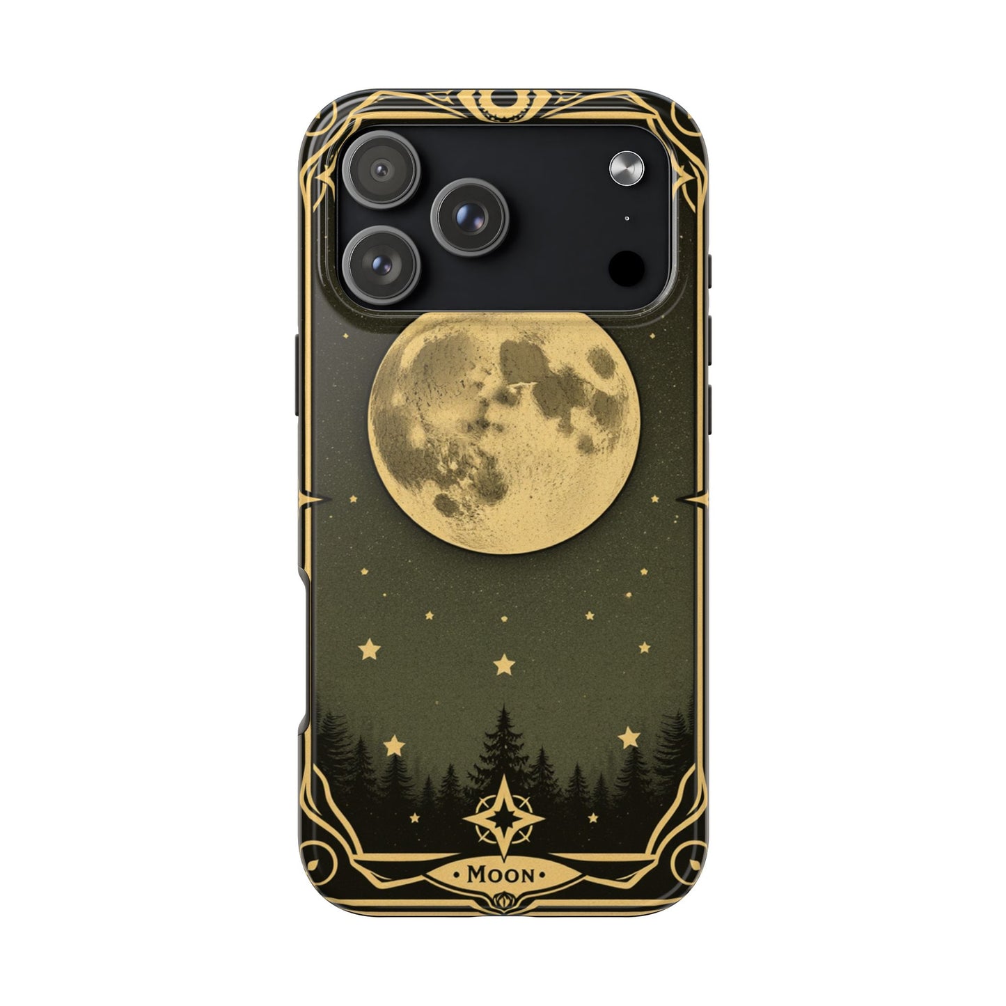 Celestial Moon Phone Case - Tough & Stylish for Star Lovers