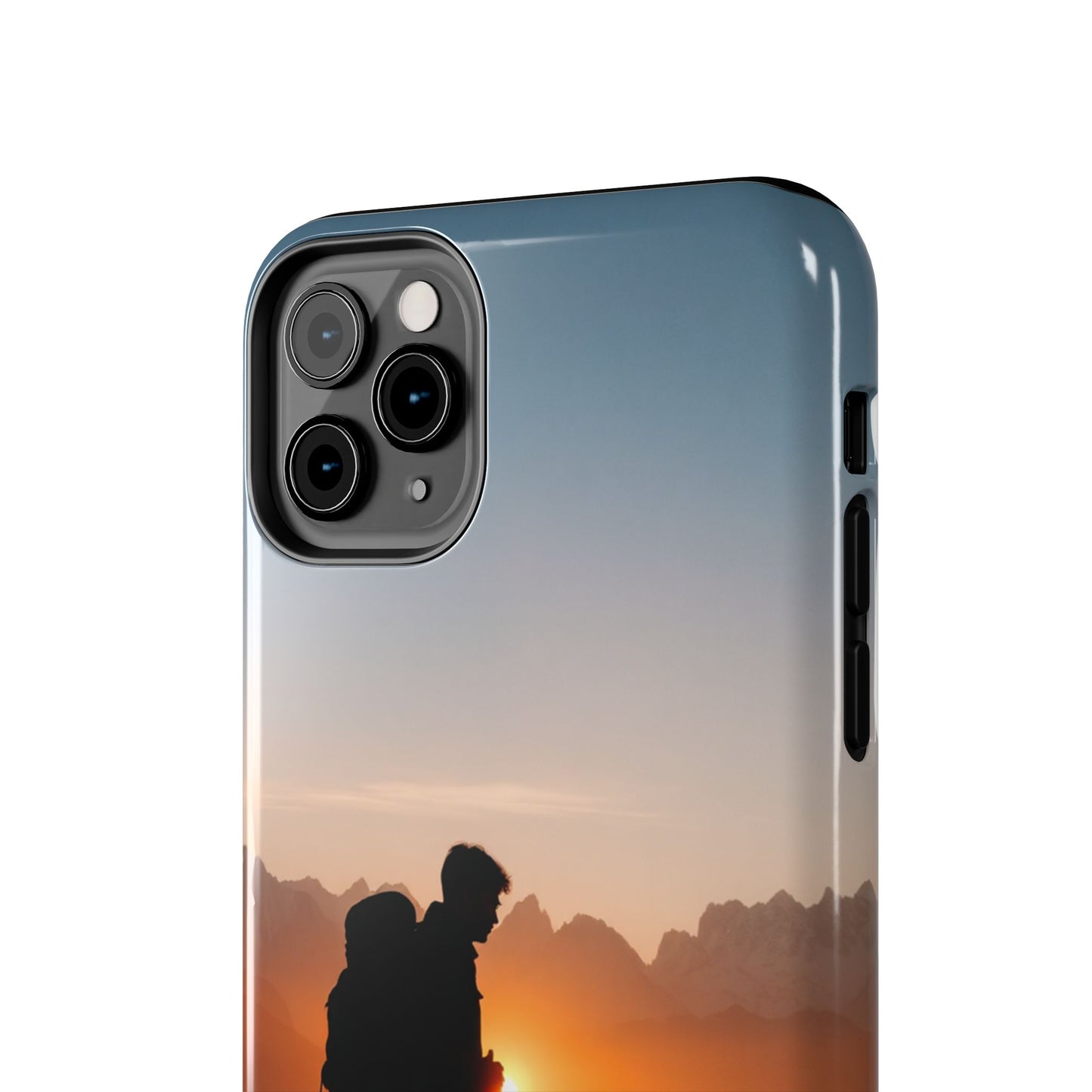 Explorer Adventure Sunset Mountain iPhone Case