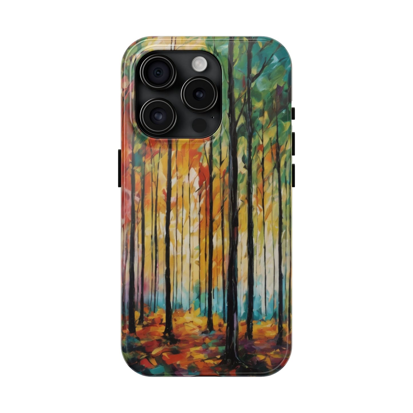 Autumn Forest Tough Phone Case - Colorful Nature Design - for iPhone