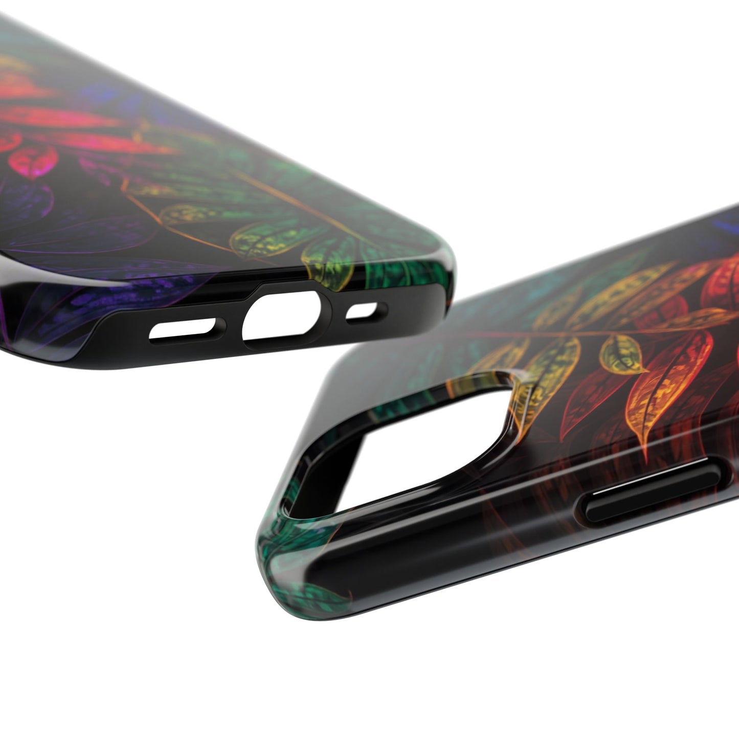 Vibrant Tropical Leaf Tough Phone Case