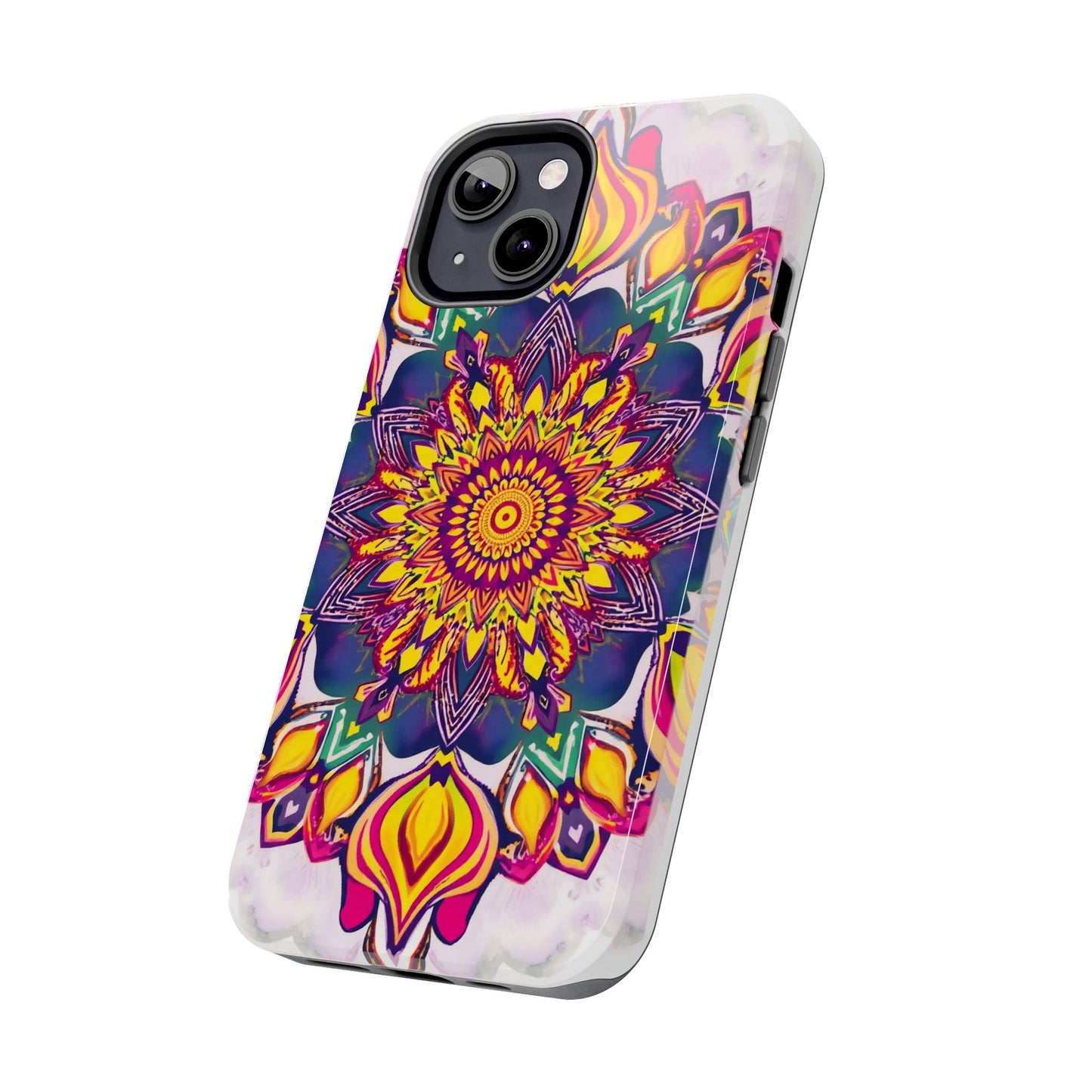 Vibrant Mandala Tough Phone Case - Boho Style Protection - for iPhone