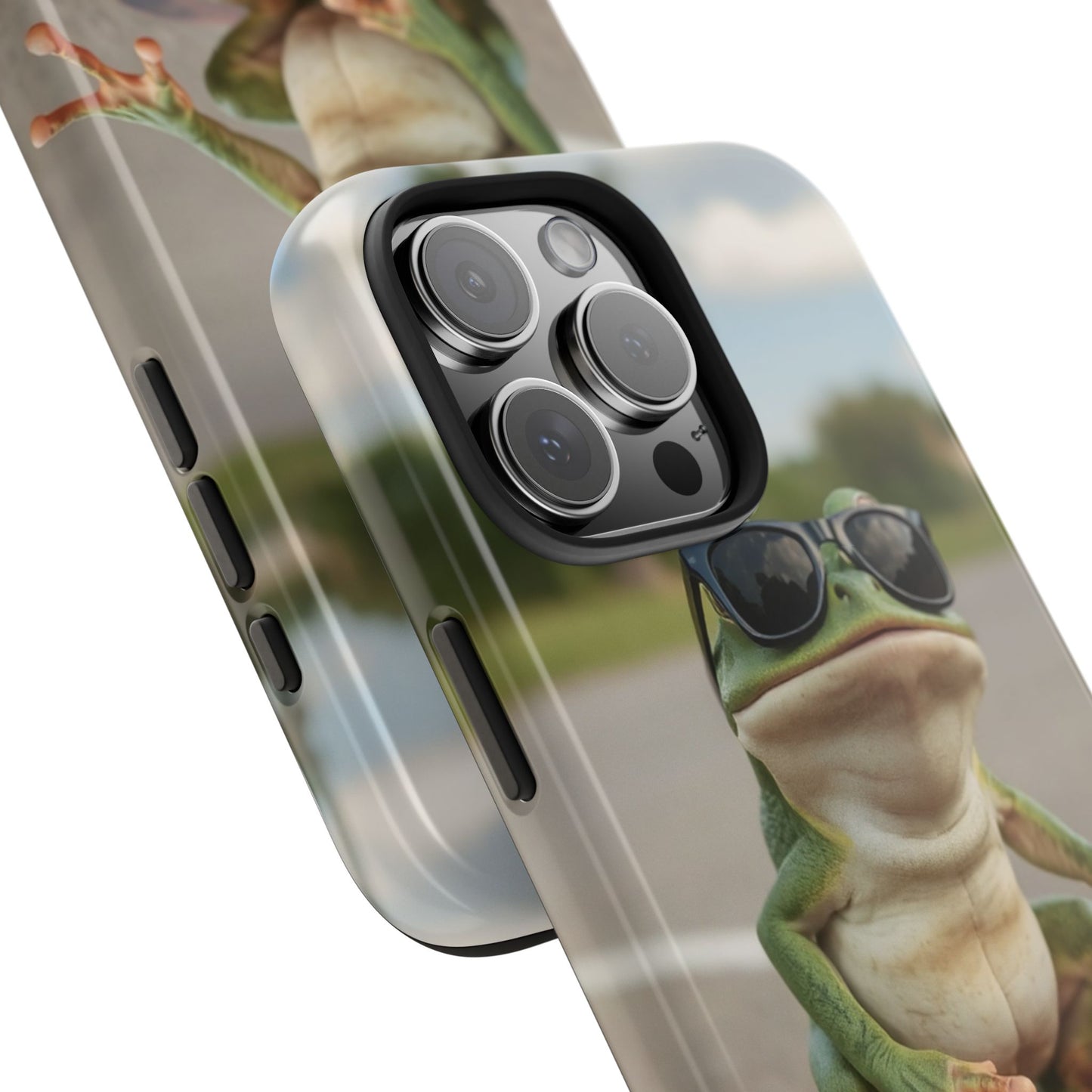 Cool Frog Skateboard Phone Case - Tough and Stylish Protection