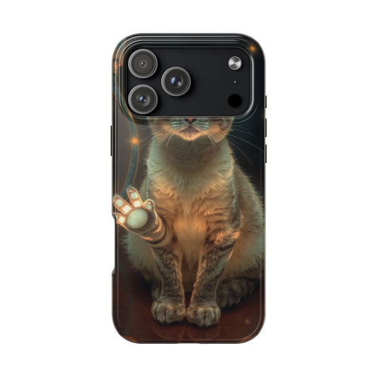 Whimsical Cat Phone Case | Tough Phone Cases for Cat Lovers, Pet Accessories, Gift for Cat Owners, Cute Phone Cover, Personalized Tech